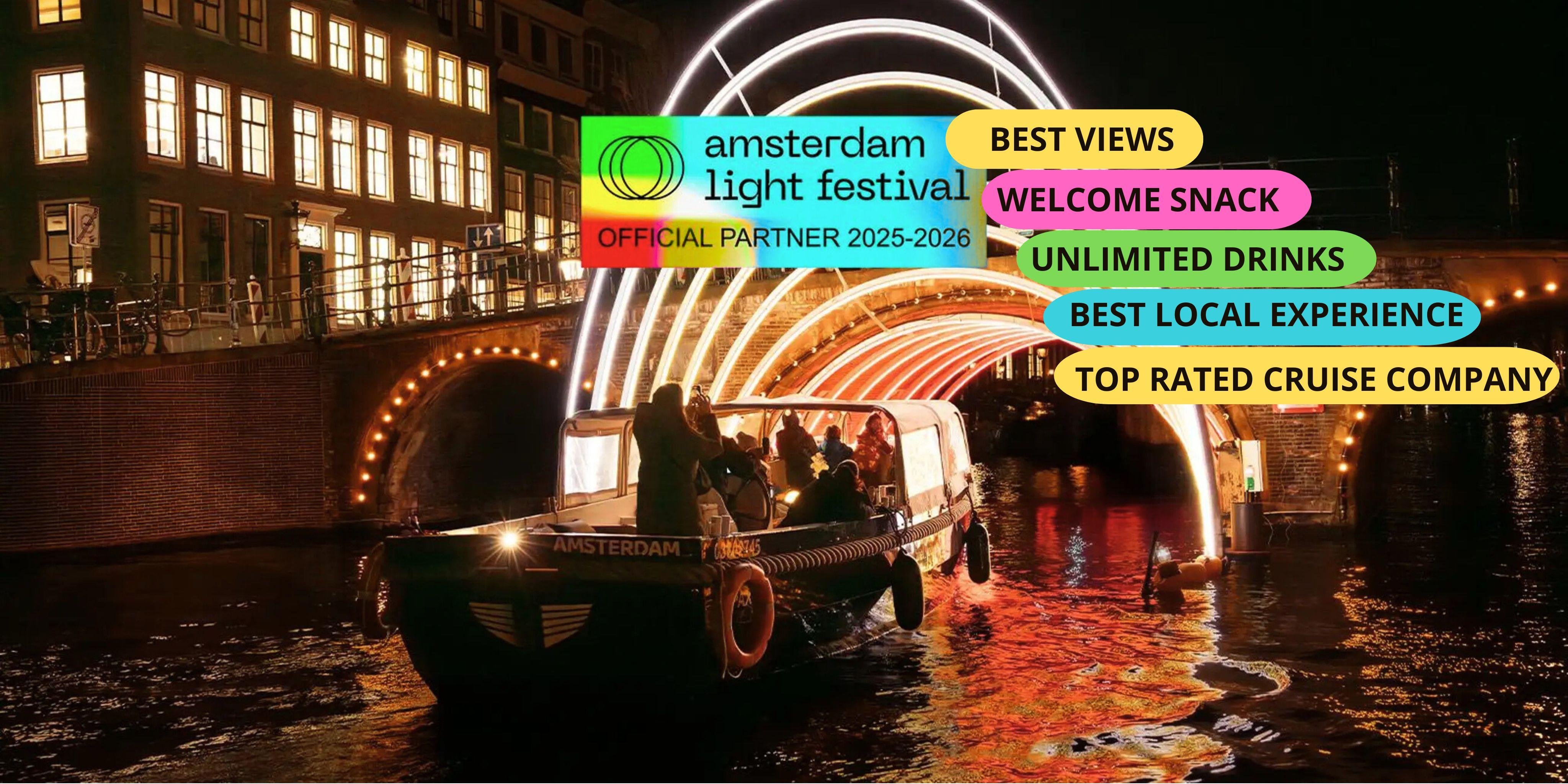Amsterdam Light Festival Electric Boat Cruise
