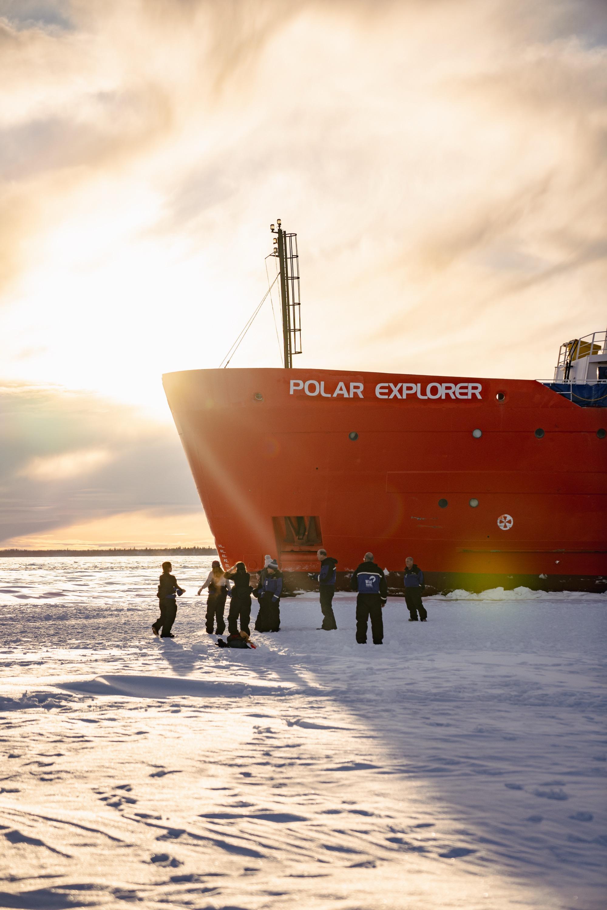 Arctic Icebreaker Cruise: Float & Walk on Frozen Sea