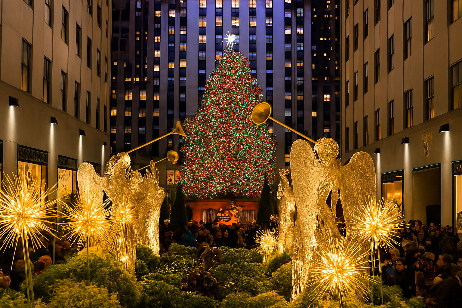 Christmas Lights Horse Carriage Ride in NYC