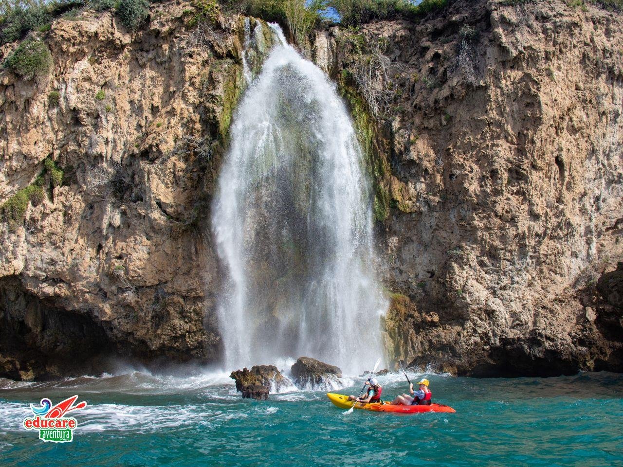 Self-Guided Kayak Rental at Playa de Maro & Maro Waterfall
