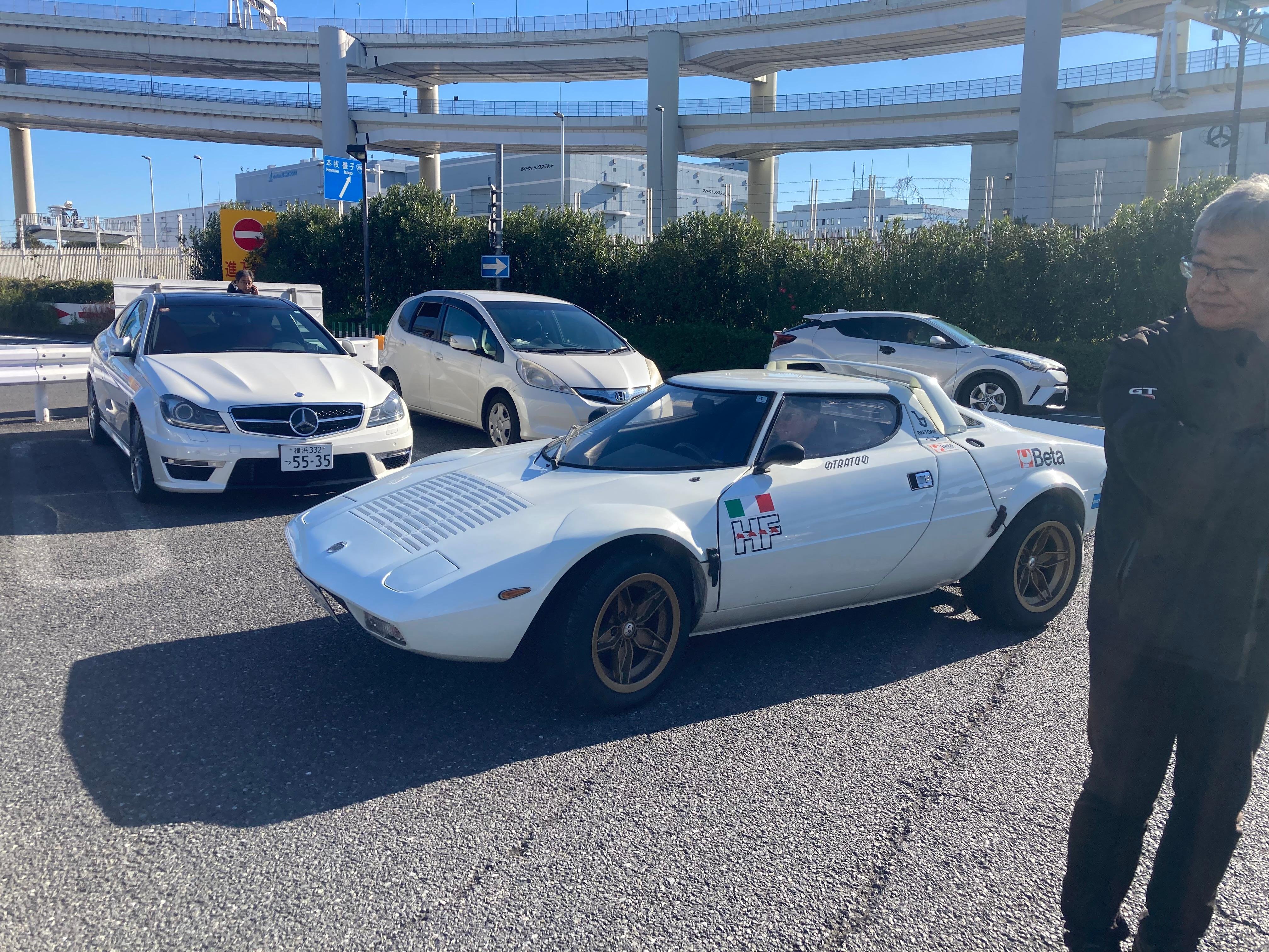 JDM Daikoku tour with MR2 Spider, open car