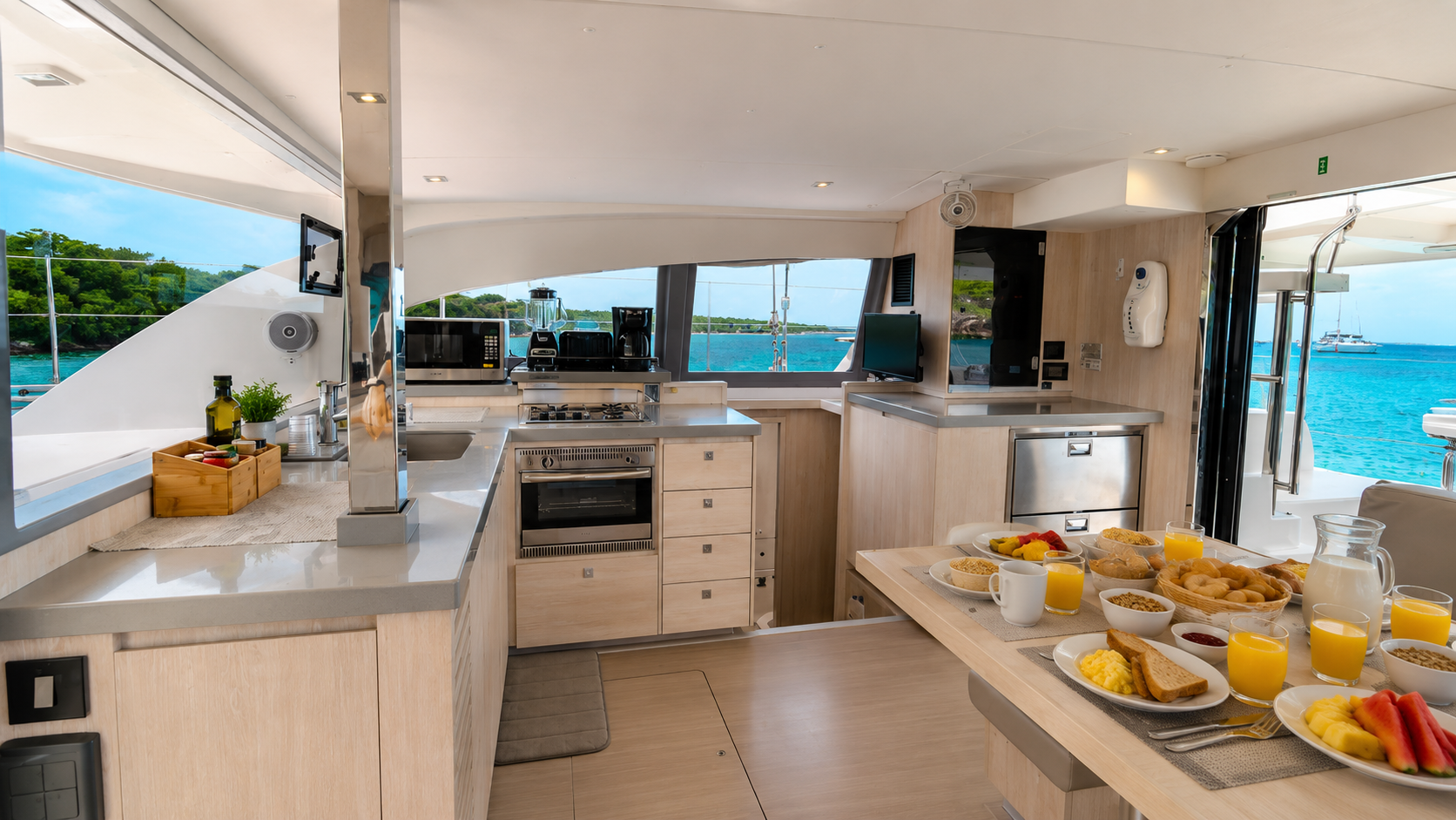 Cartagena: Private Luxury Leopard 40 Catamaran Charter