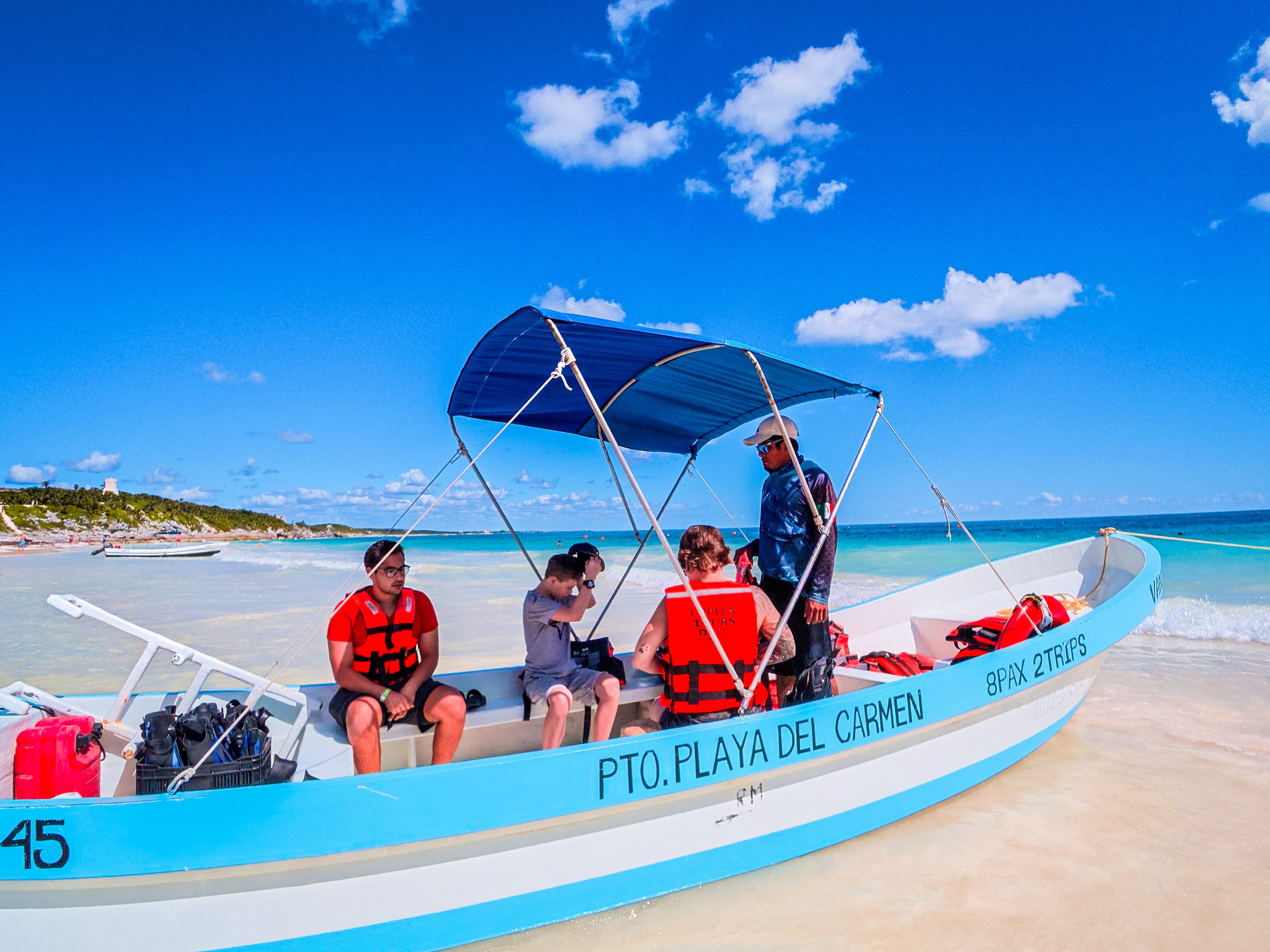 Tulum Ocean Snorkel: Sea Turtles, Coral Reef & Ruins View