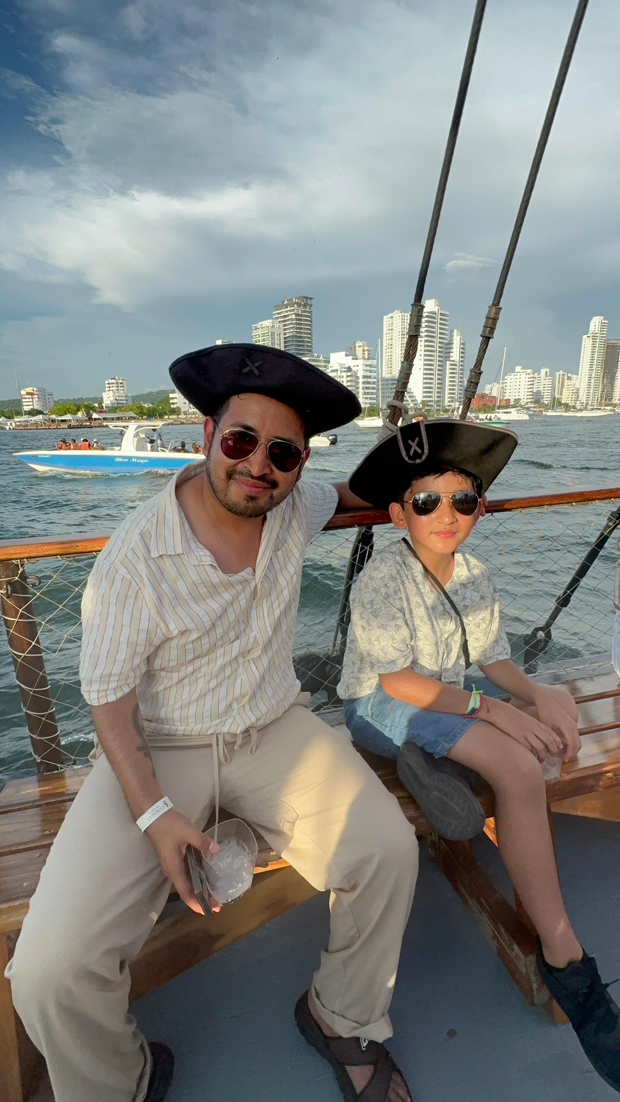 Cartagena Sunset Pirate Ship Cruise with Open Bar