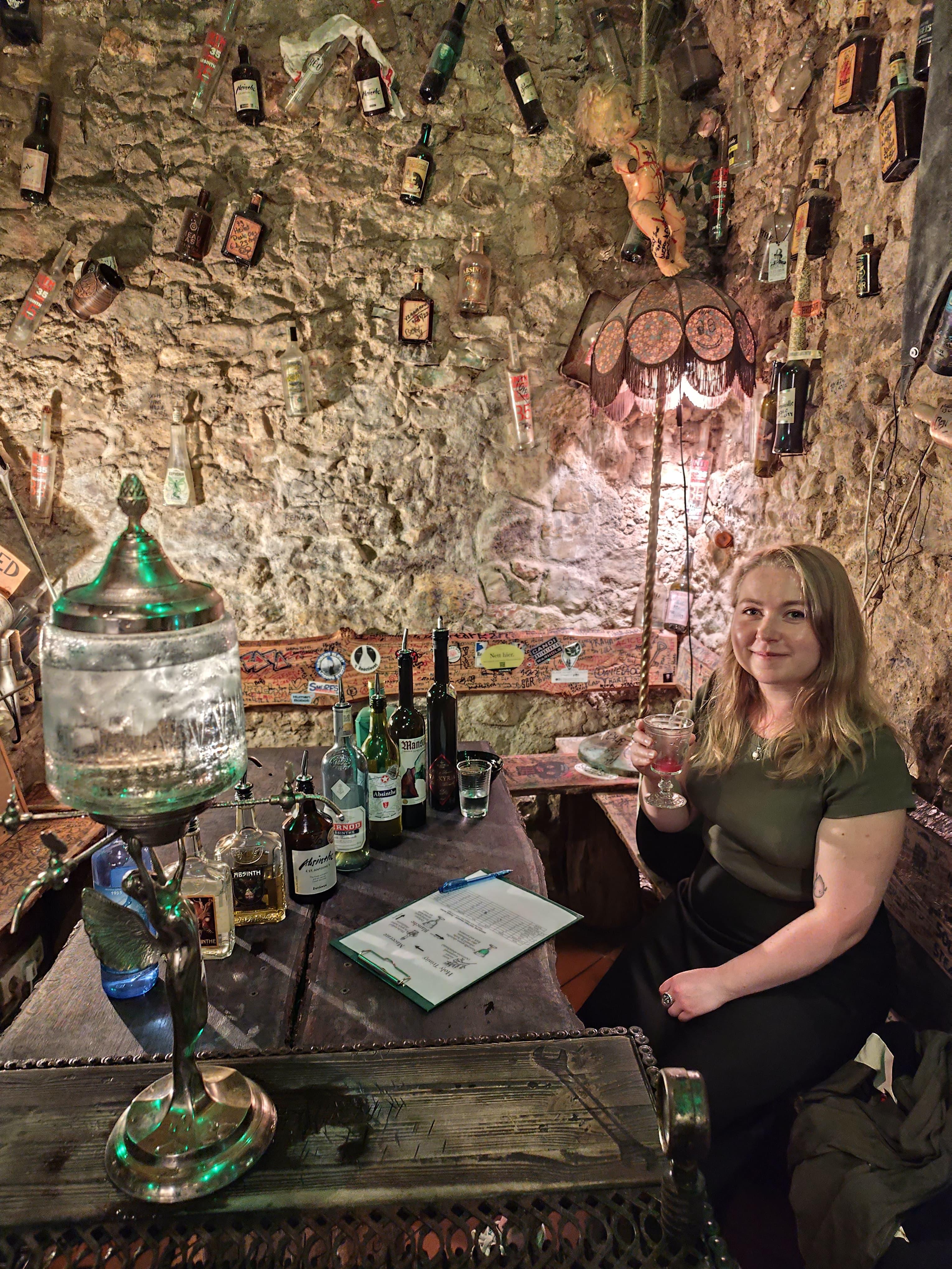 Prague Historic Absinthe Cellar Tasting