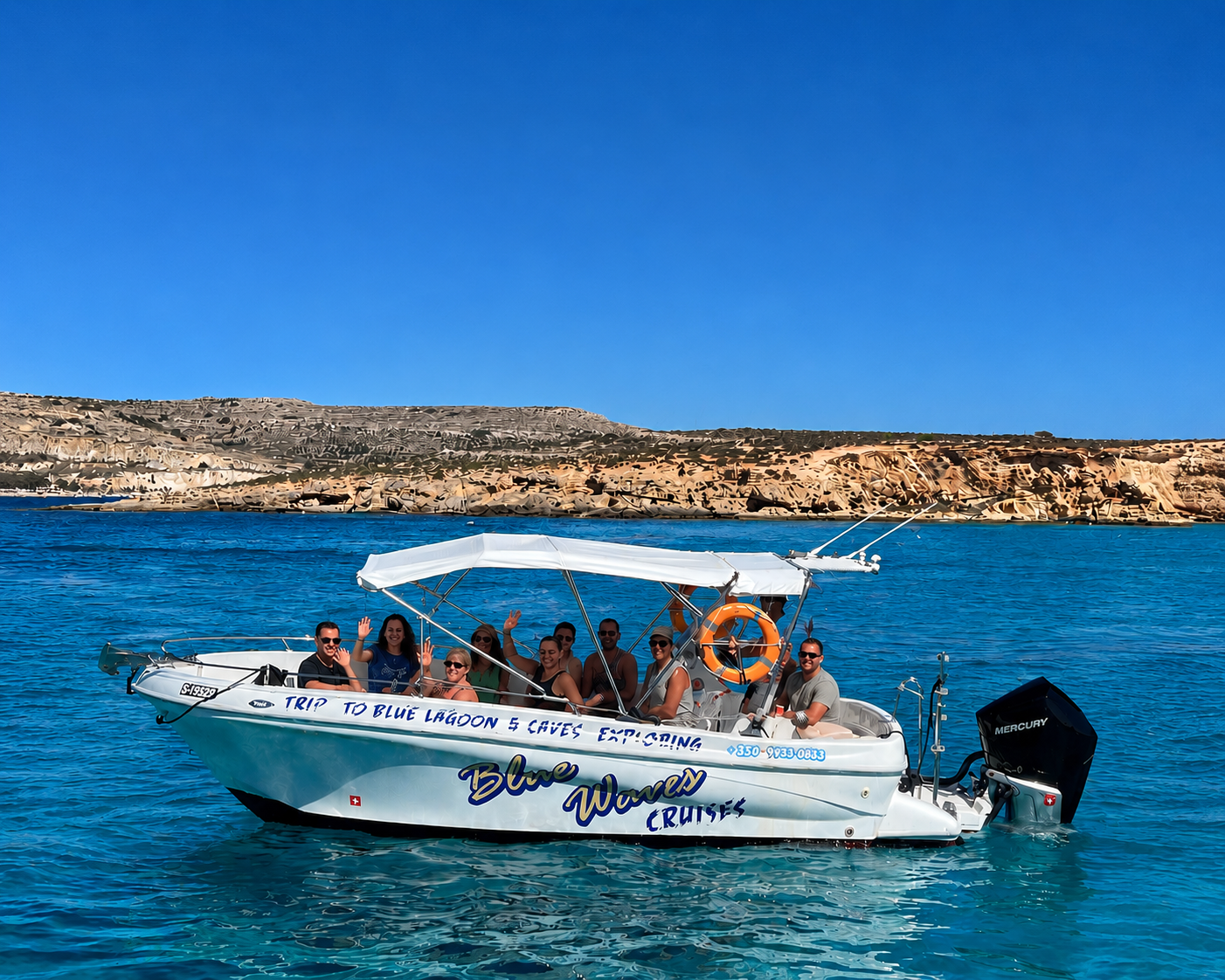 Comino Speedboat Adventure with Cave Exploration & Blue Lagoon