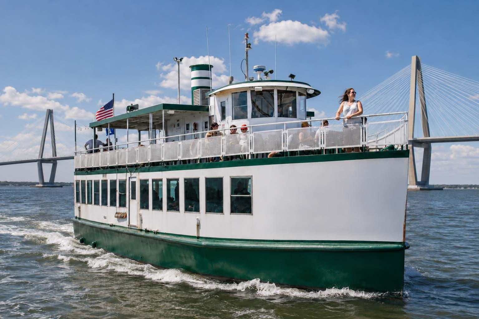 Charleston Historic Harbor Cruise: Day or Sunset Sailing
