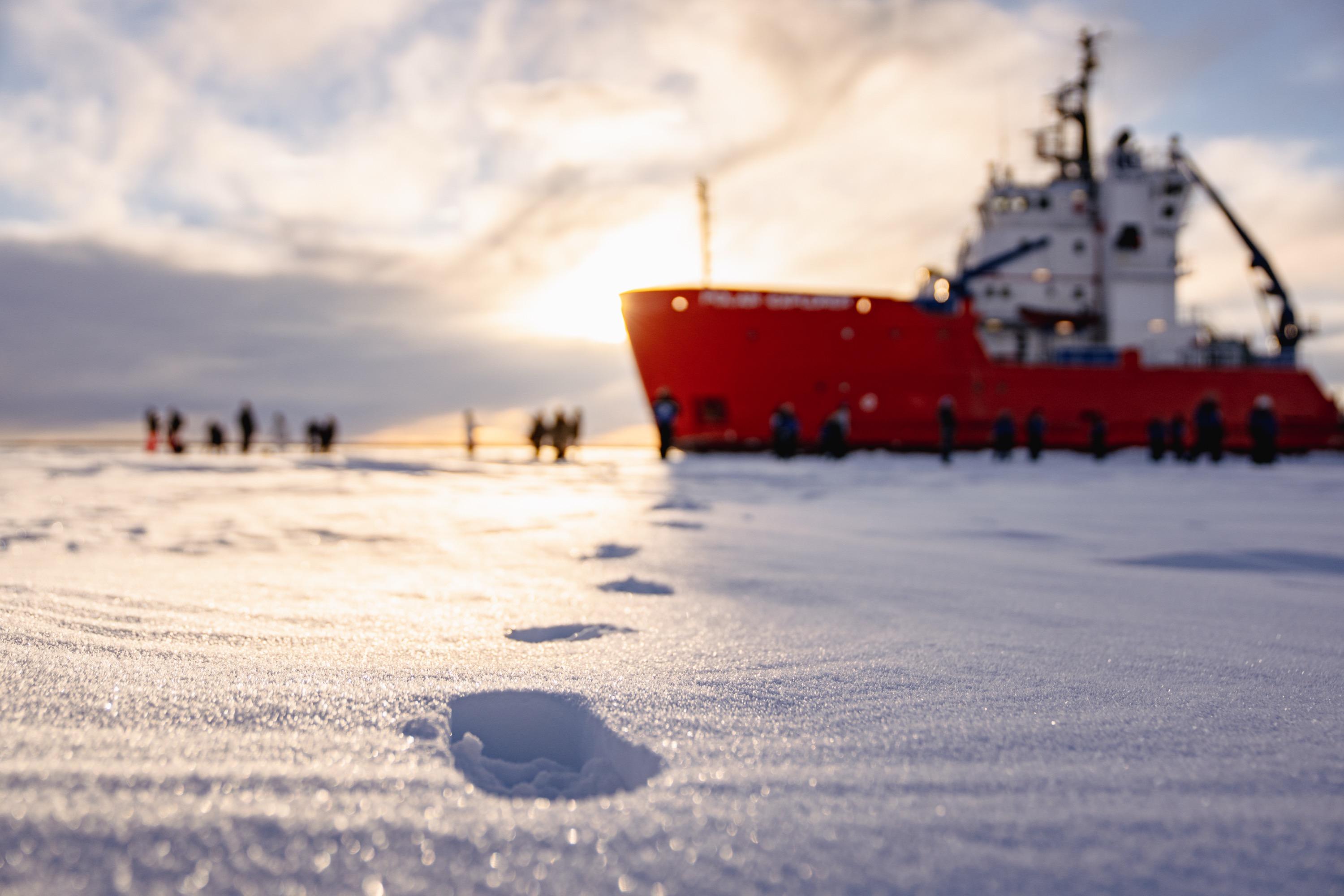 Arctic Icebreaker Cruise: Float & Walk on Frozen Sea