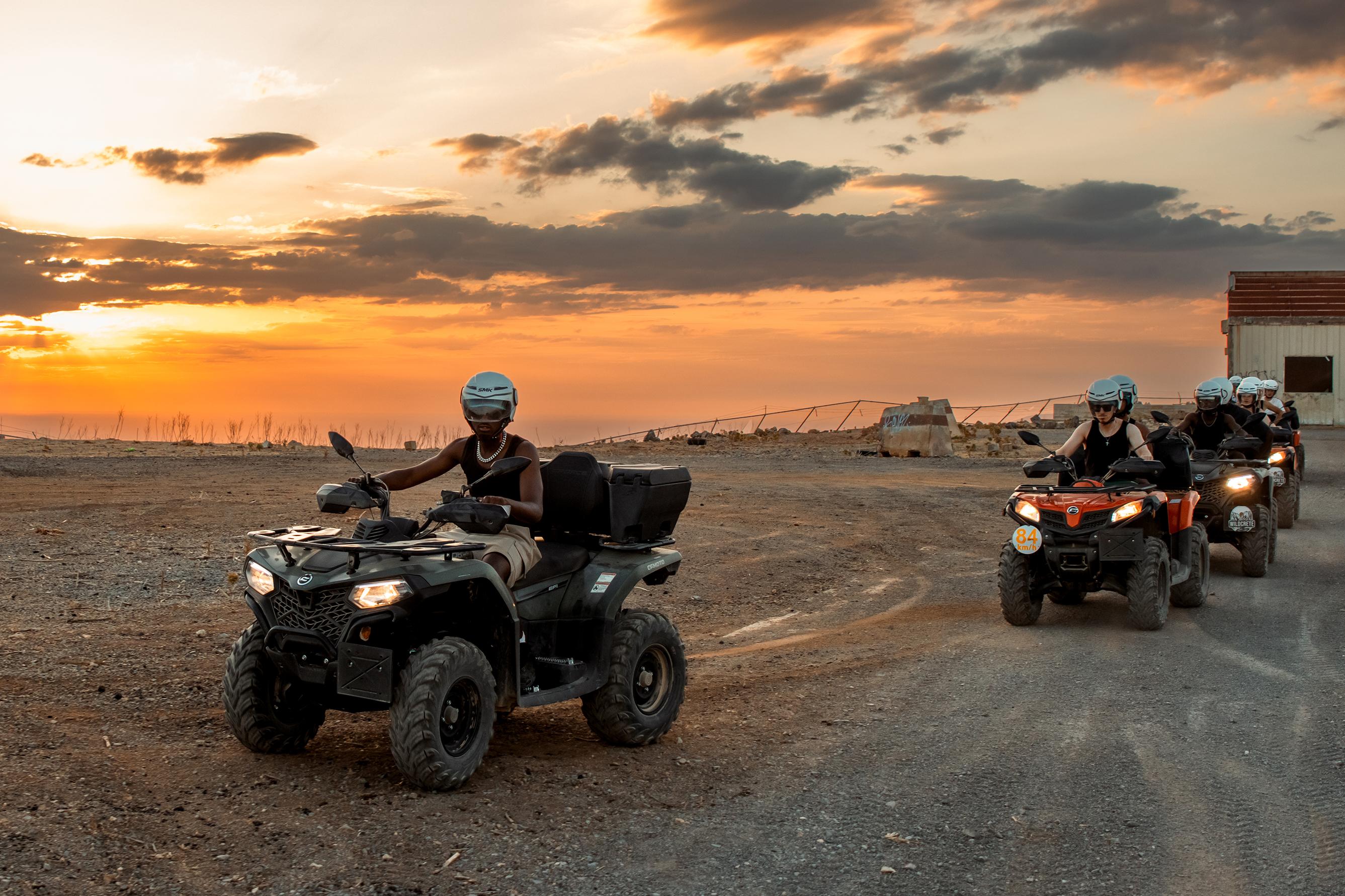Crete Evening Quad Safari: Cave, Sunset & Olive Oil Tasting