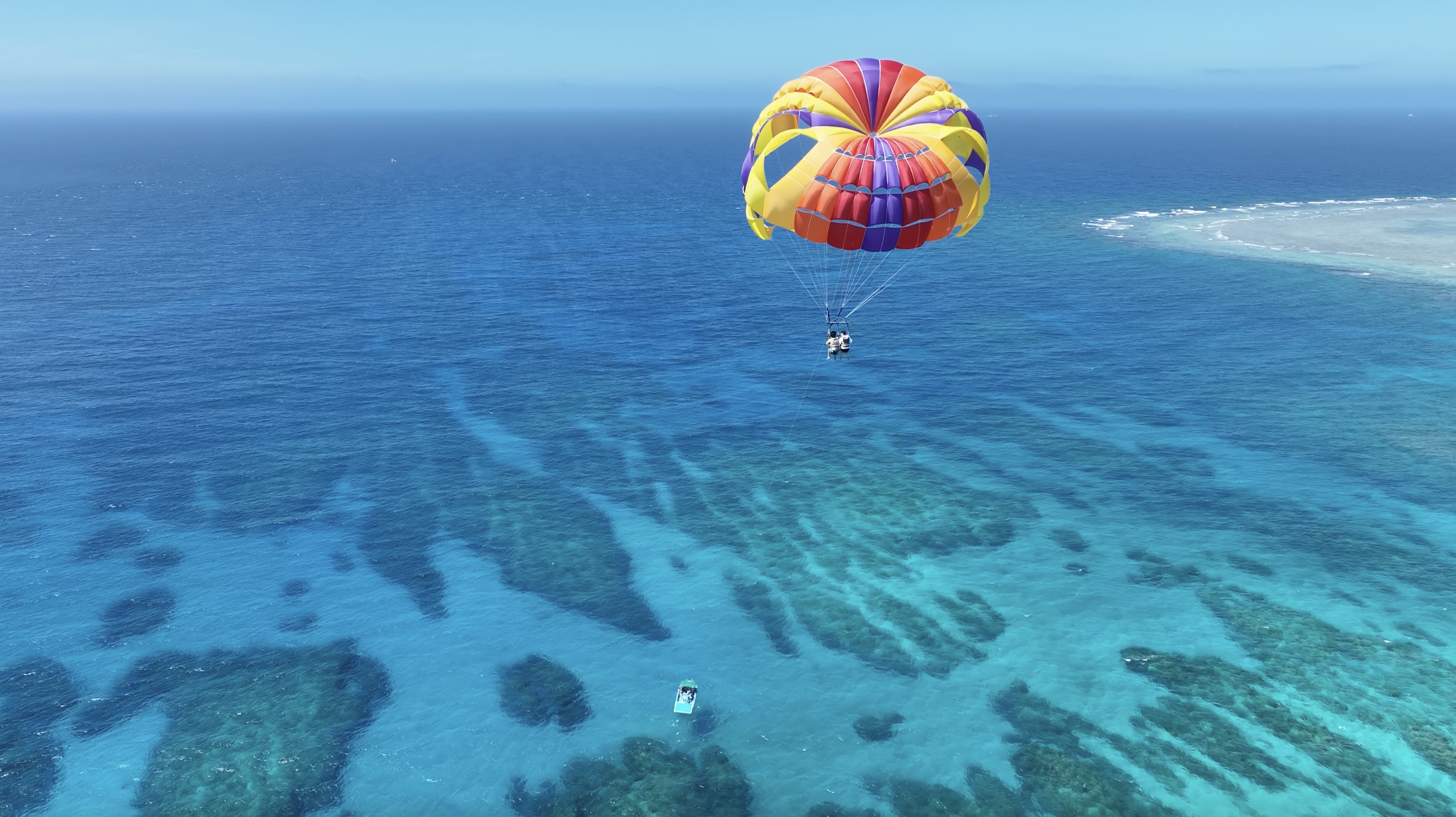 Naha Parasailing Over Kerama Islands
