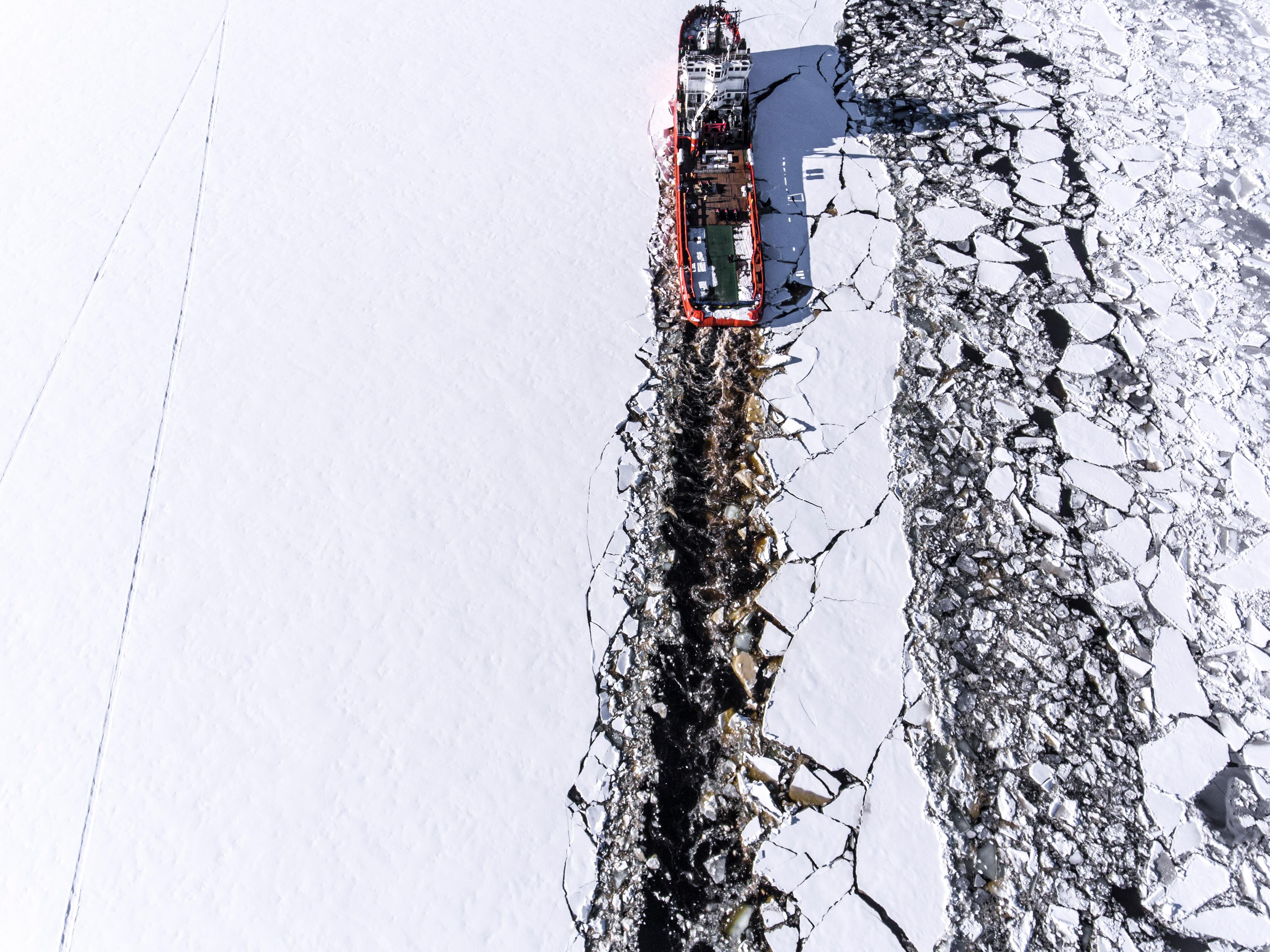 Arctic Icebreaker Cruise: Float & Walk on Frozen Sea