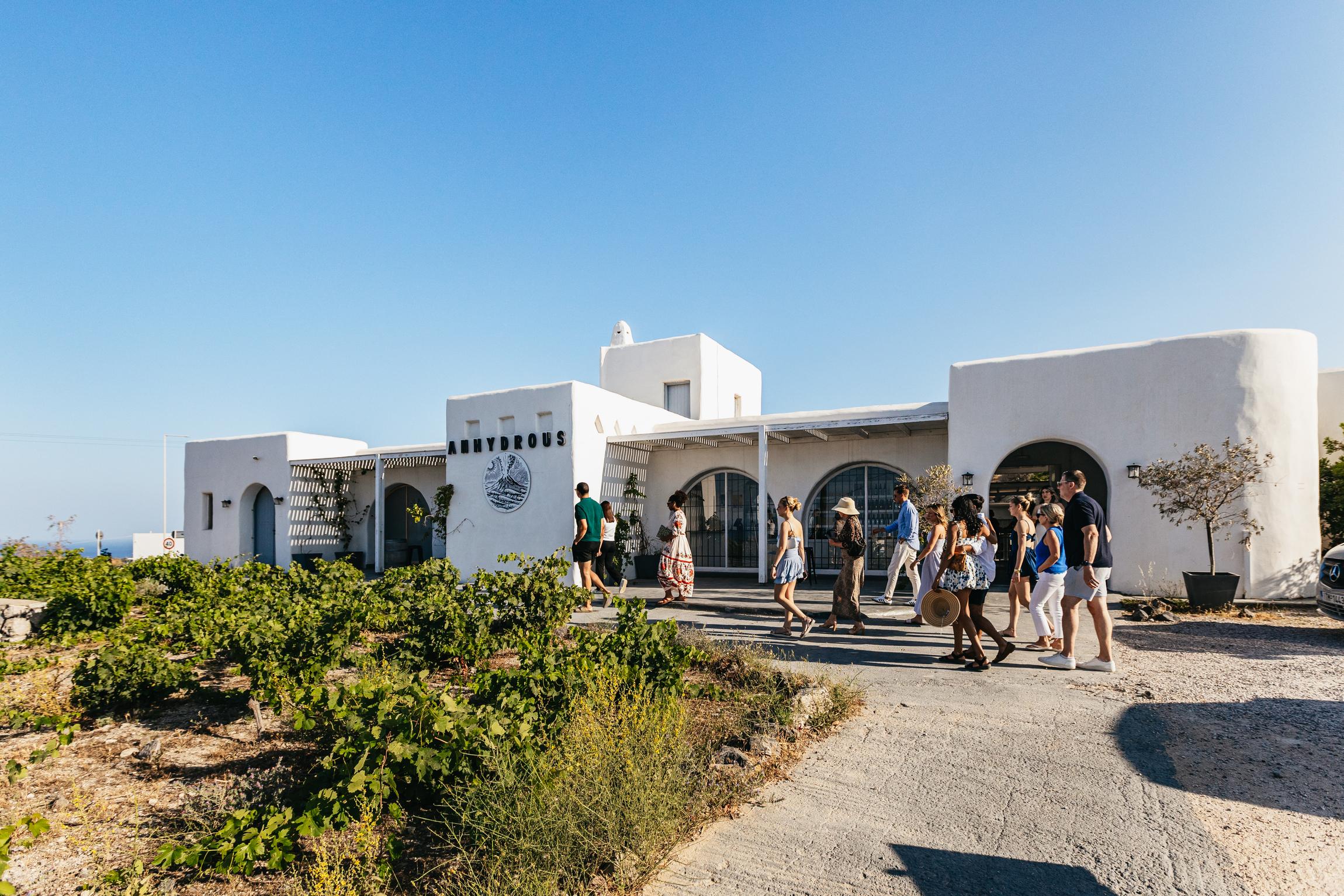 Santorini: Small-Group Sunset Wine Tour with Santo Winery