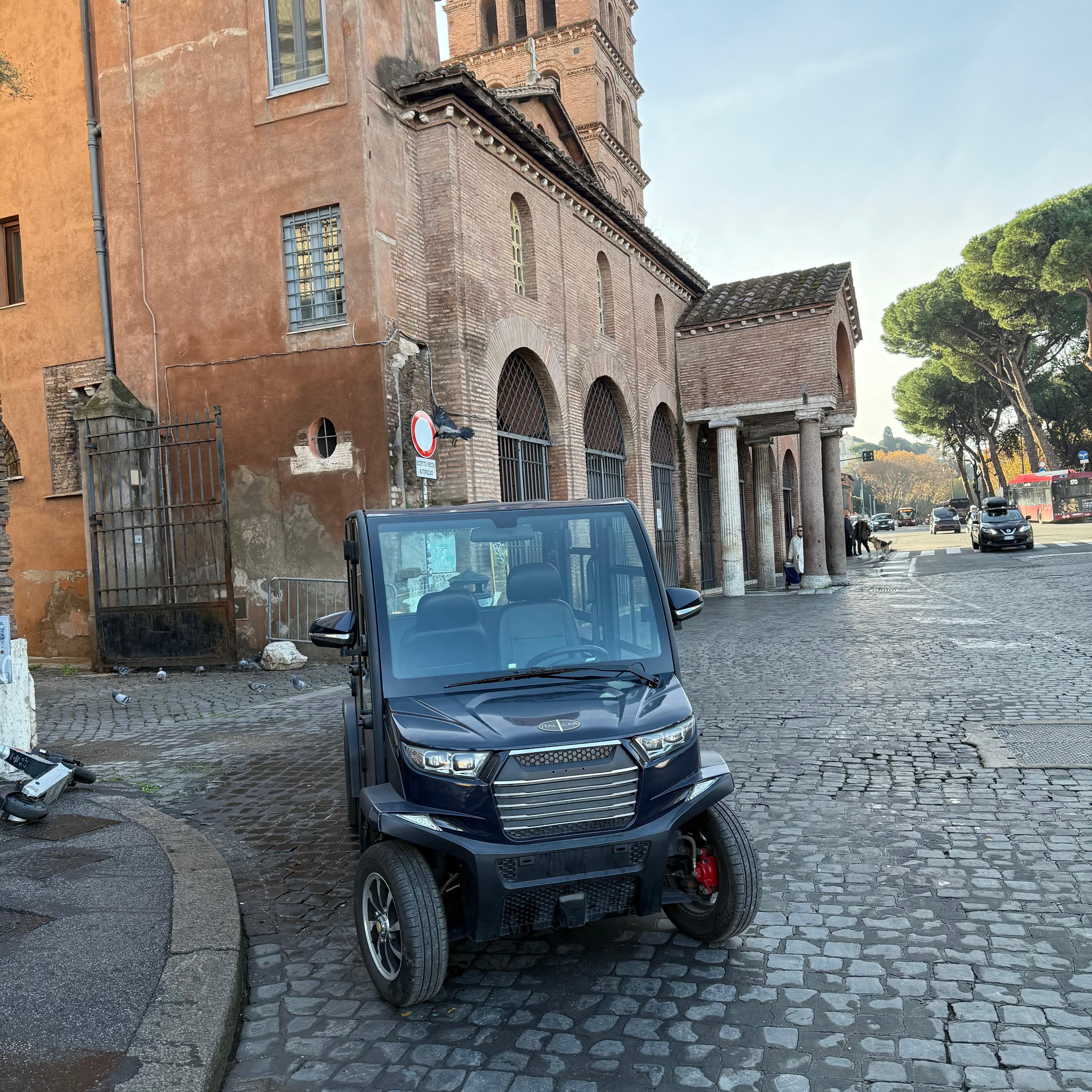 Rome private golf cart tour VIP electric cart imperial city — image 22