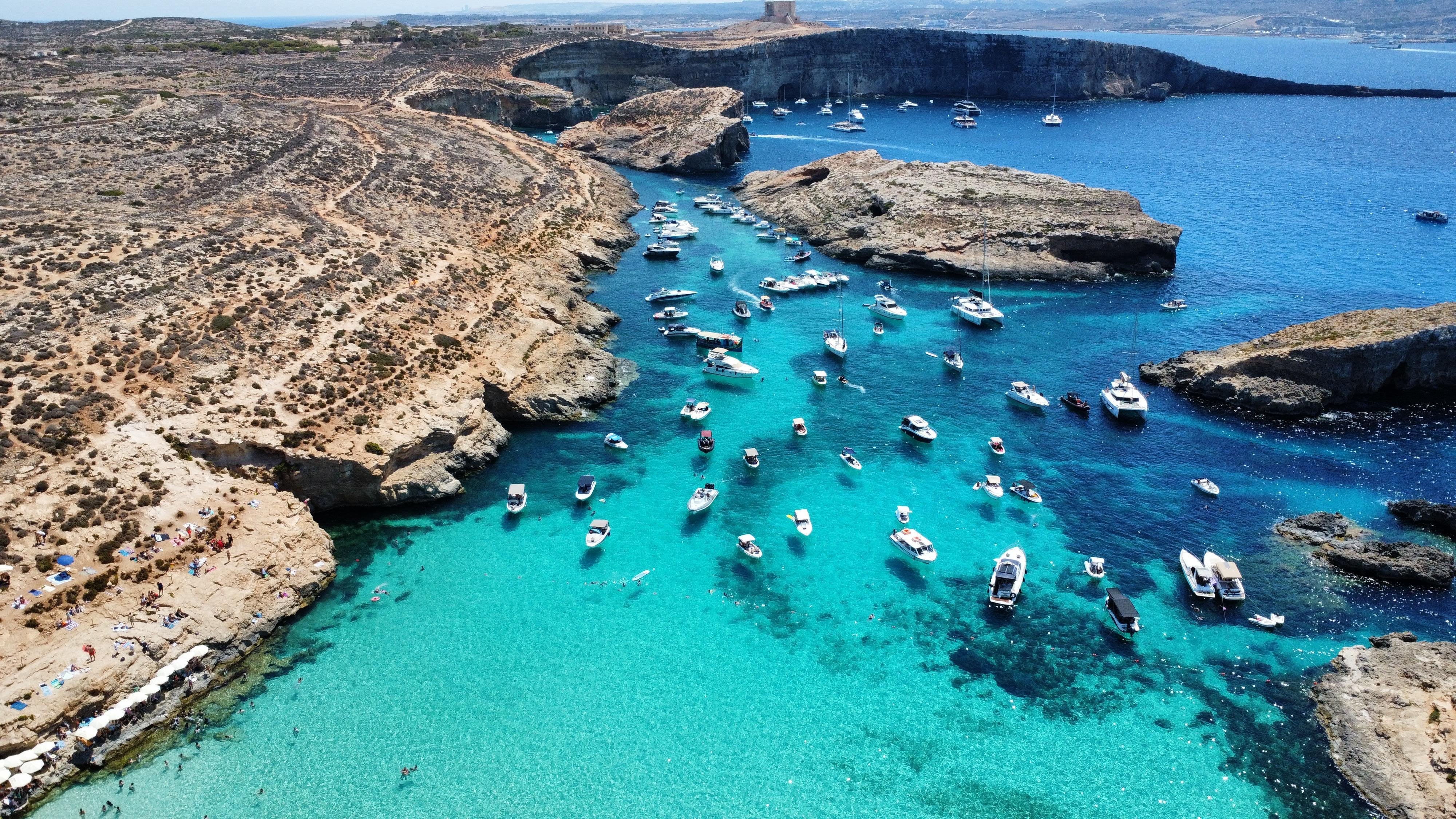 Private Malta Boat Charter: Comino, Gozo & Lagoons