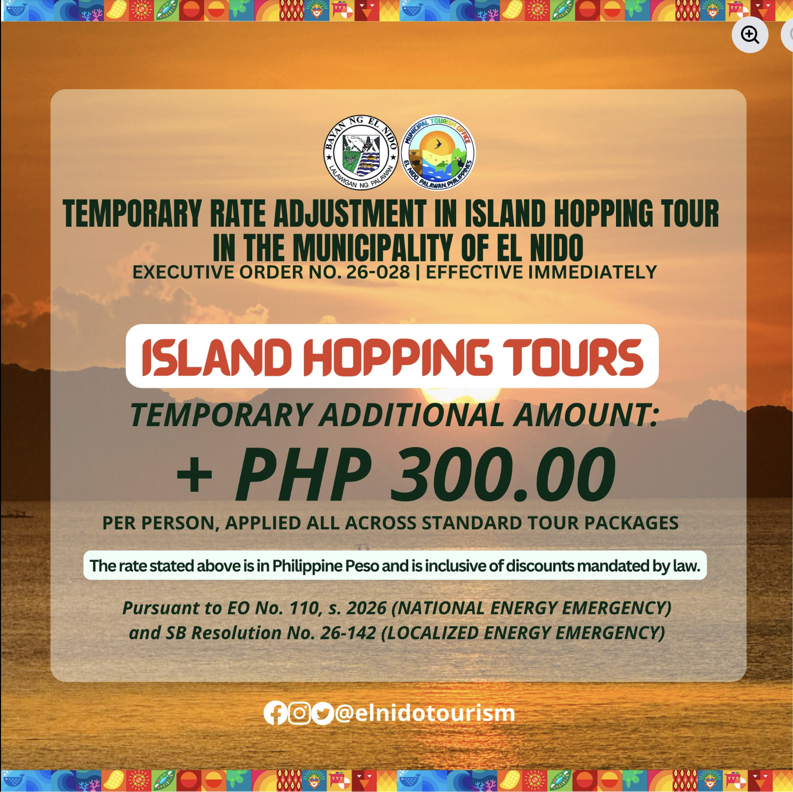 El Nido Social Island Hopping Adventure with Rooftop Pool Party