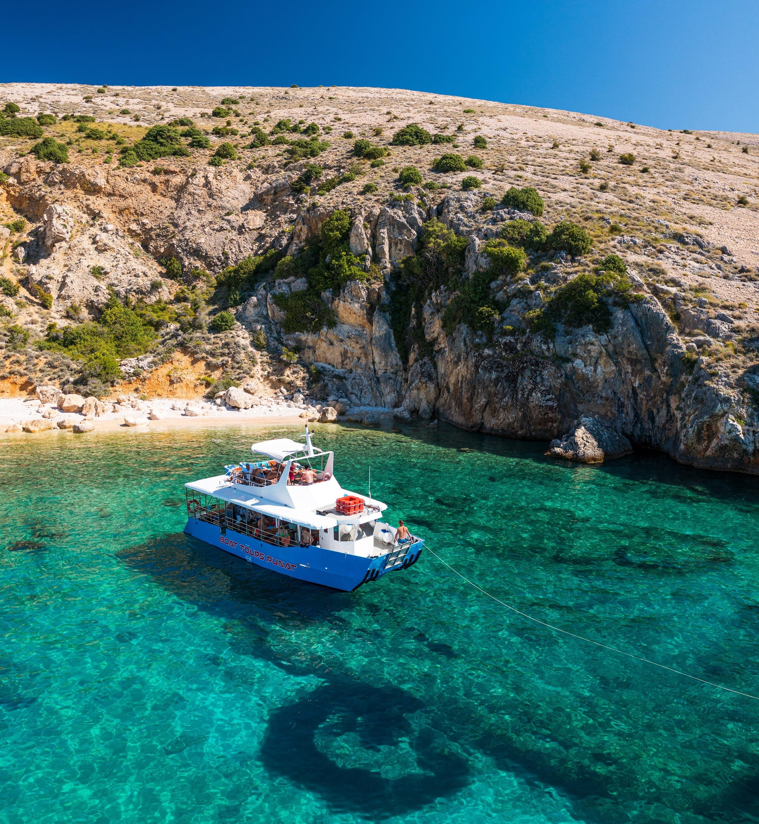 Golden Beach & Plavnik Island Morning Cruise