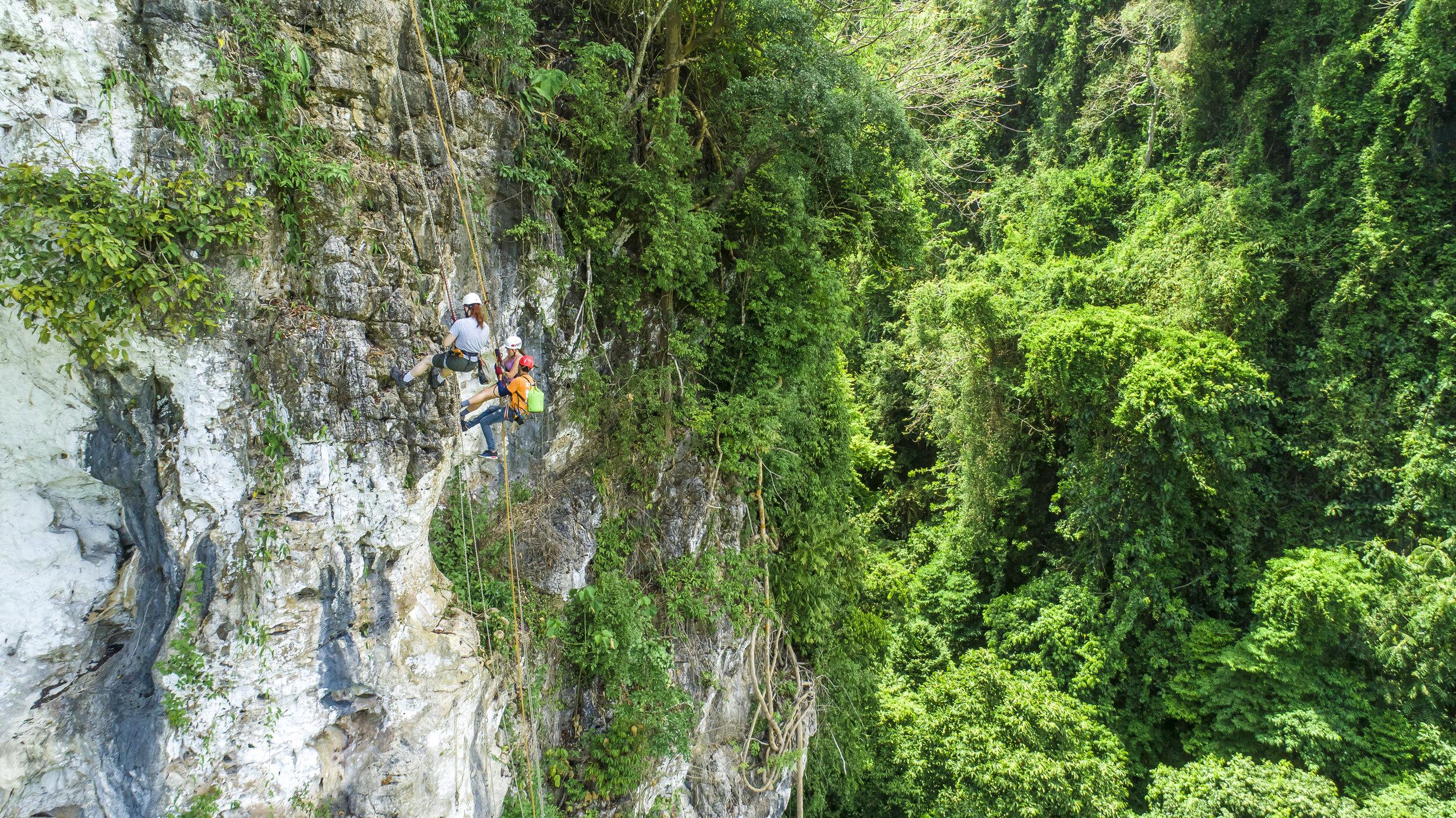 Krabi Zipline Adventure with Climbing & Abseiling