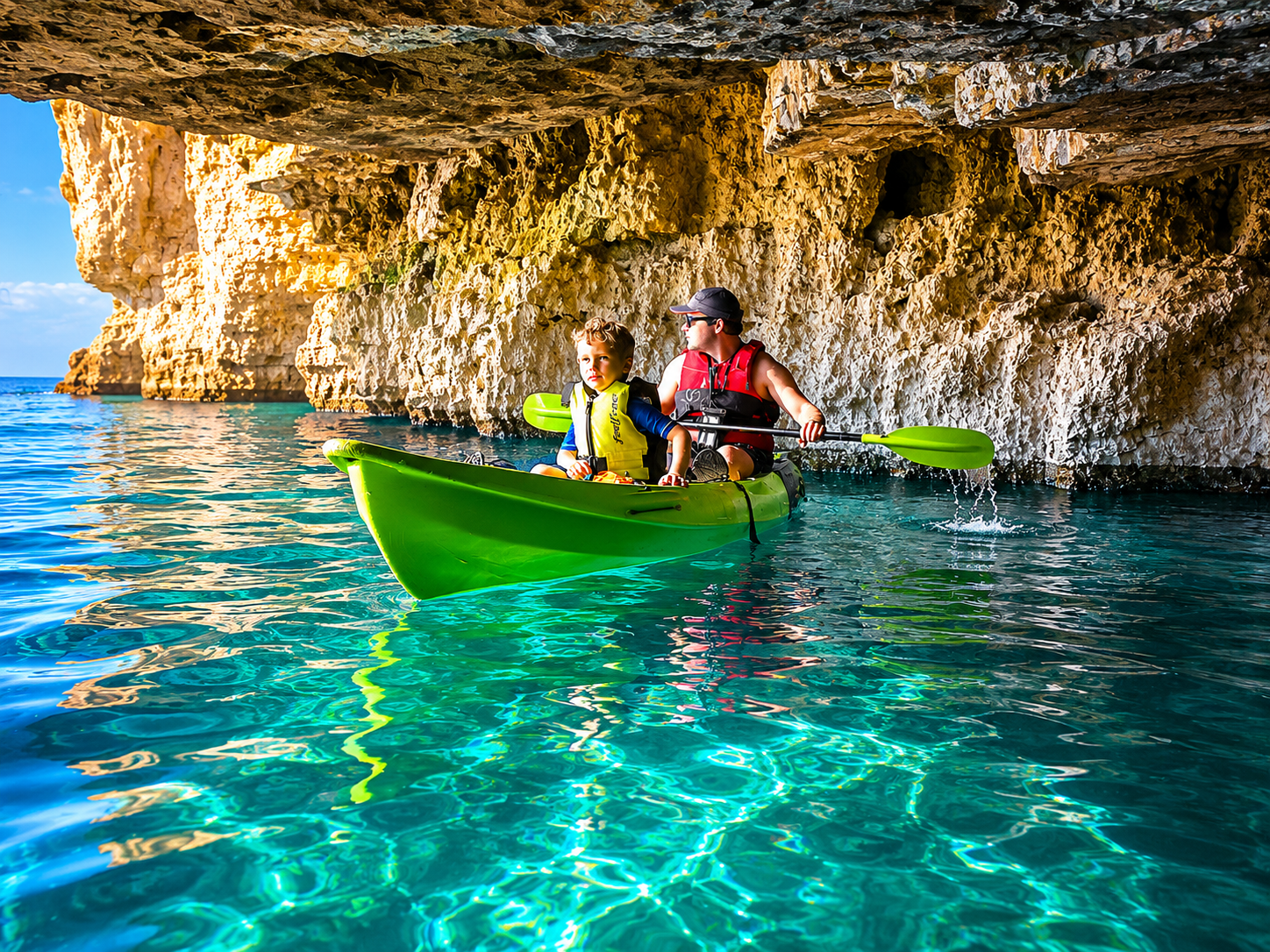 Muzil Peninsula Kayaking & Cave Snorkeling Tour
