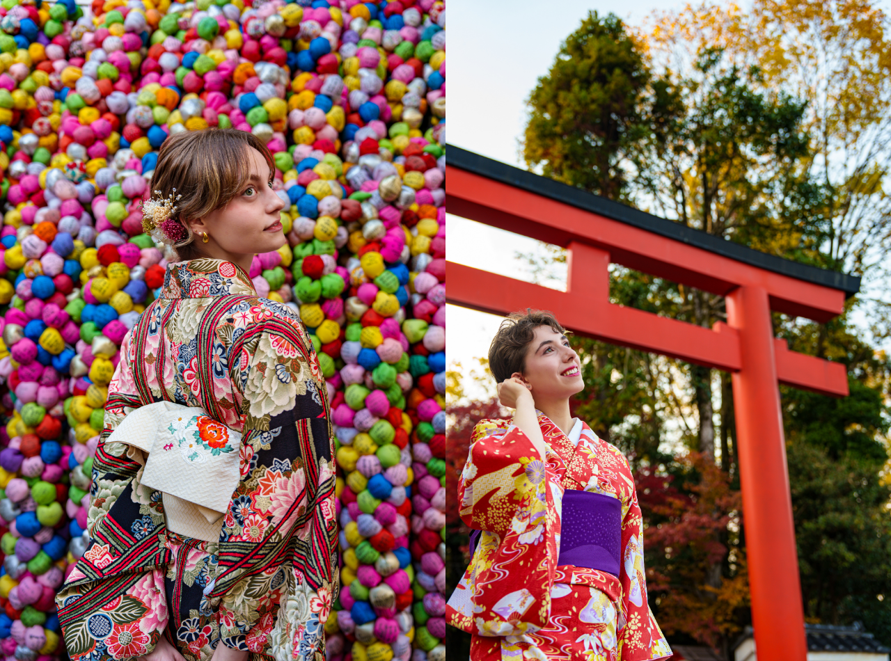 Kyoto: Vestimenta Tradicional com Kimono e Sessão de Fotos Privada