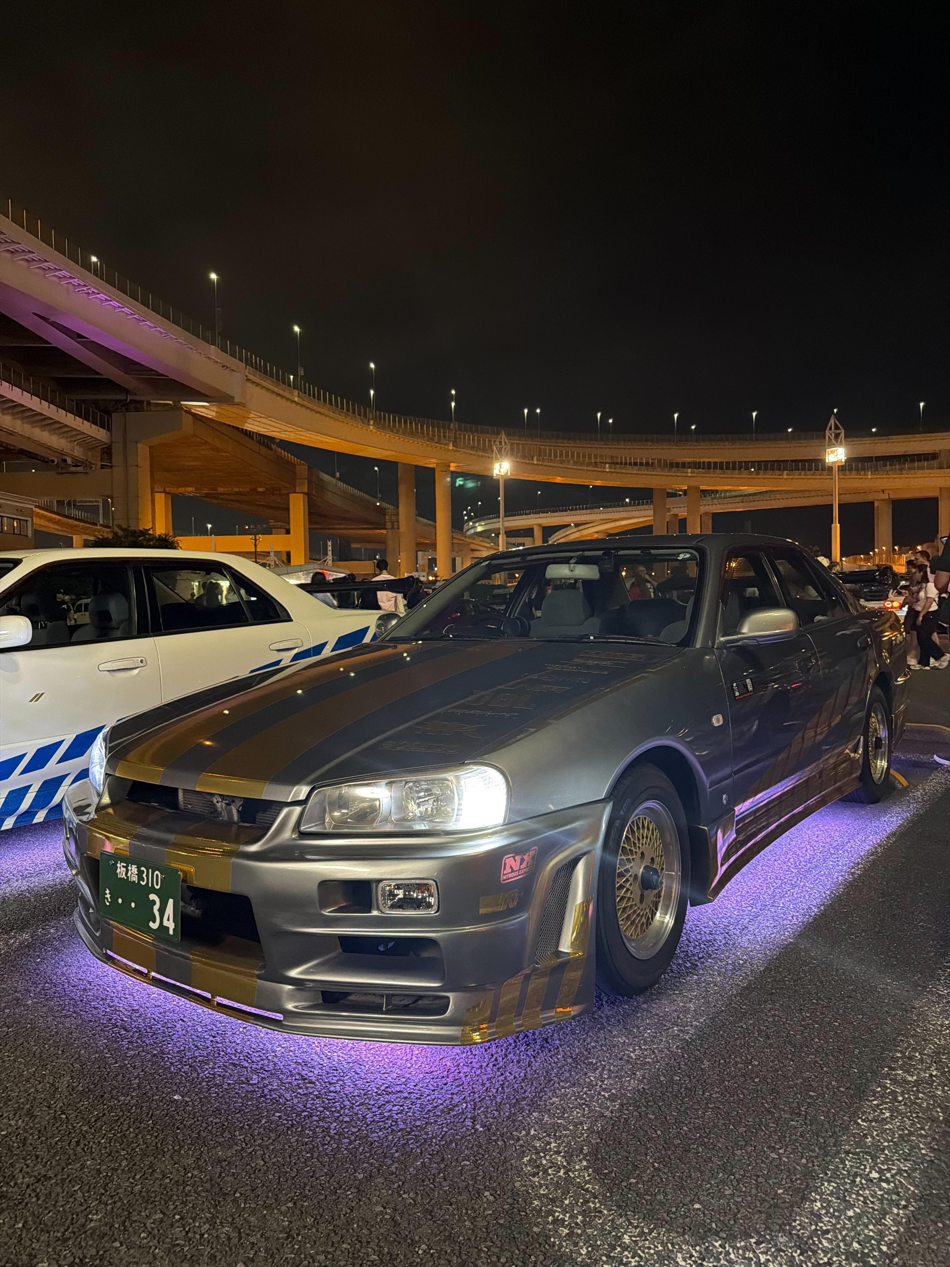 Tokyo Private R34 Skyline JDM Drive & Daikoku Car Meet