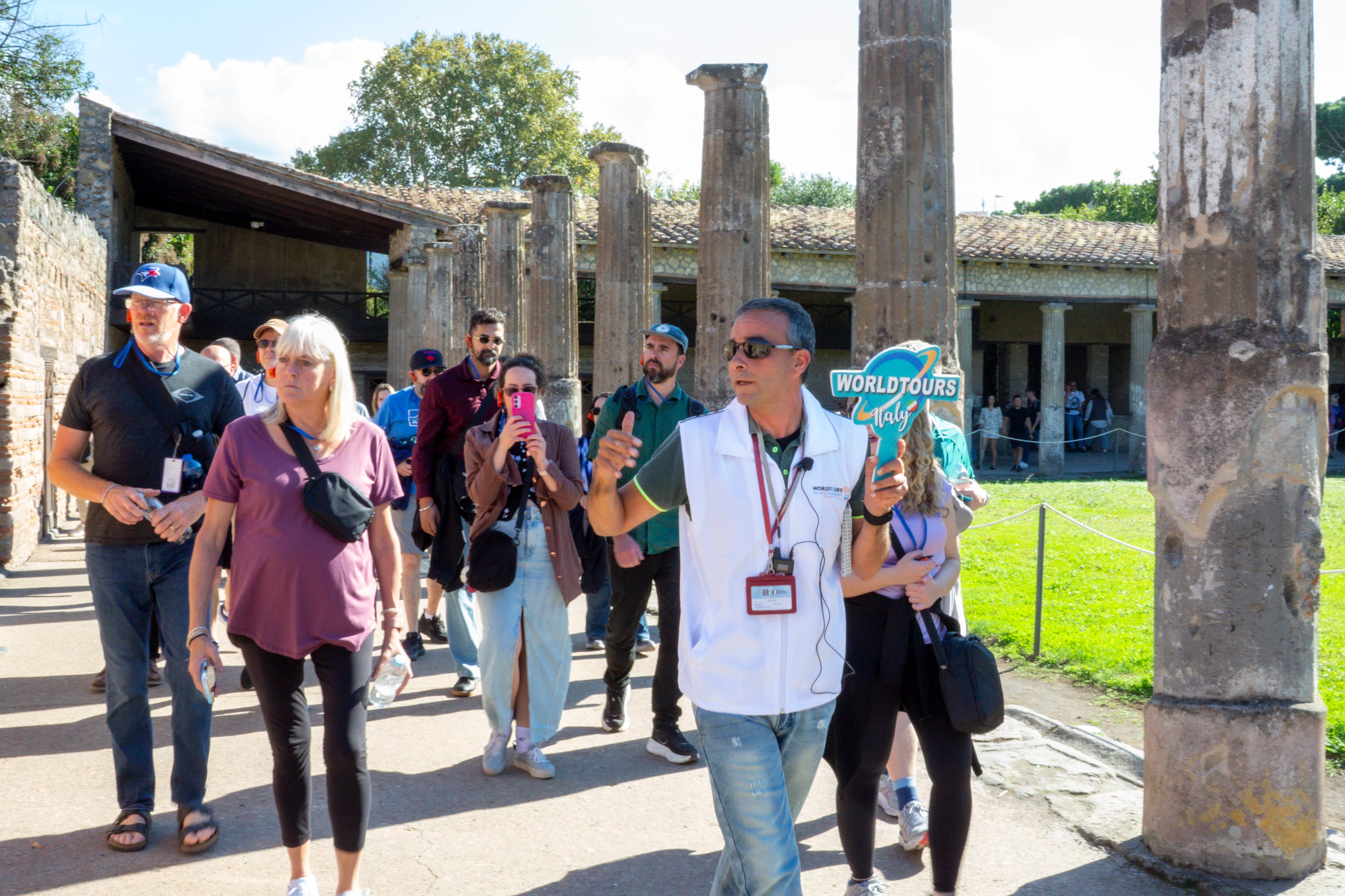 Pompeii & Vesuvius Small-Group Experience with Lunch from Naples