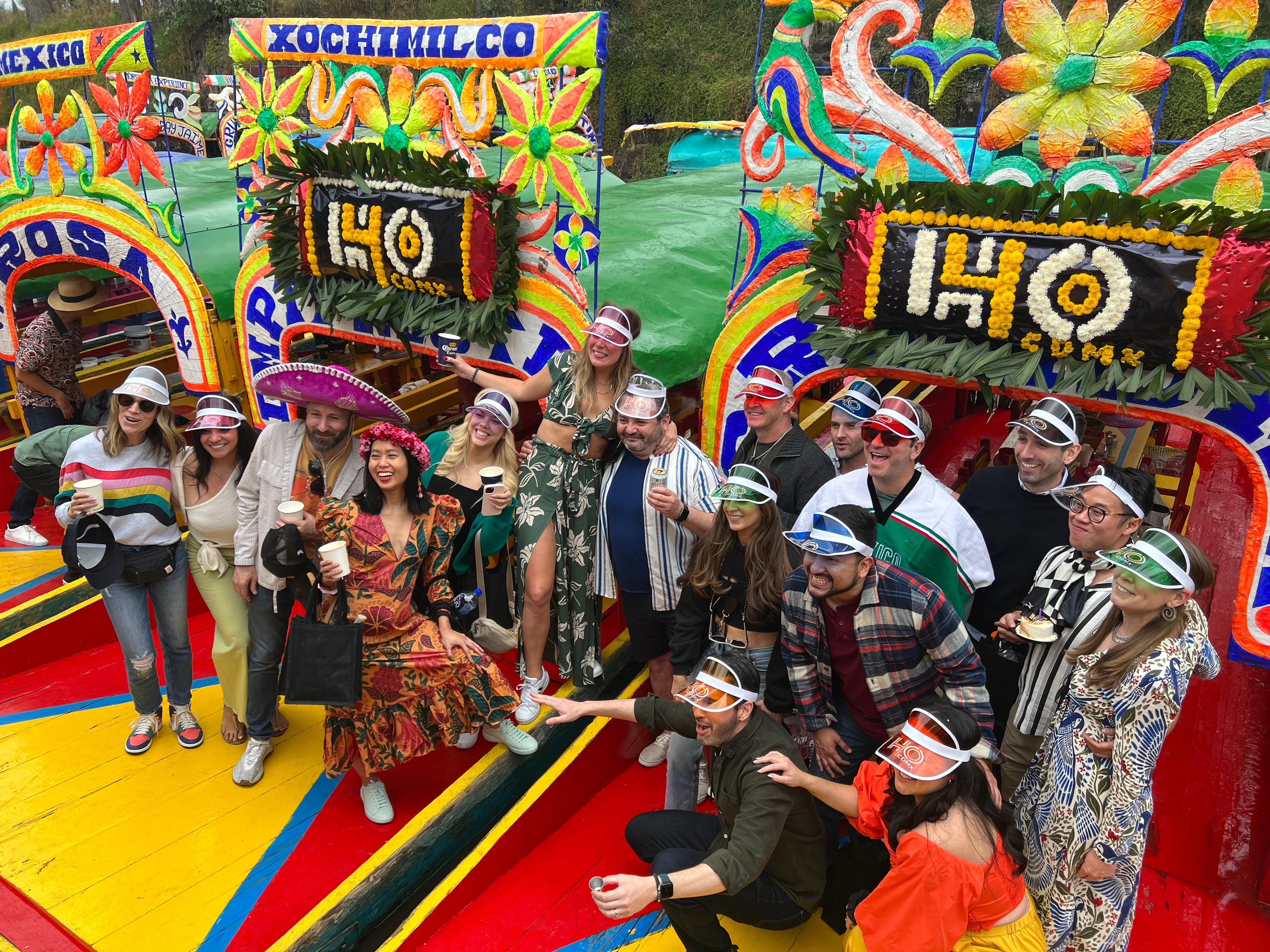 Xochimilco Canal Cruise with Open Bar & Fresh Guacamole