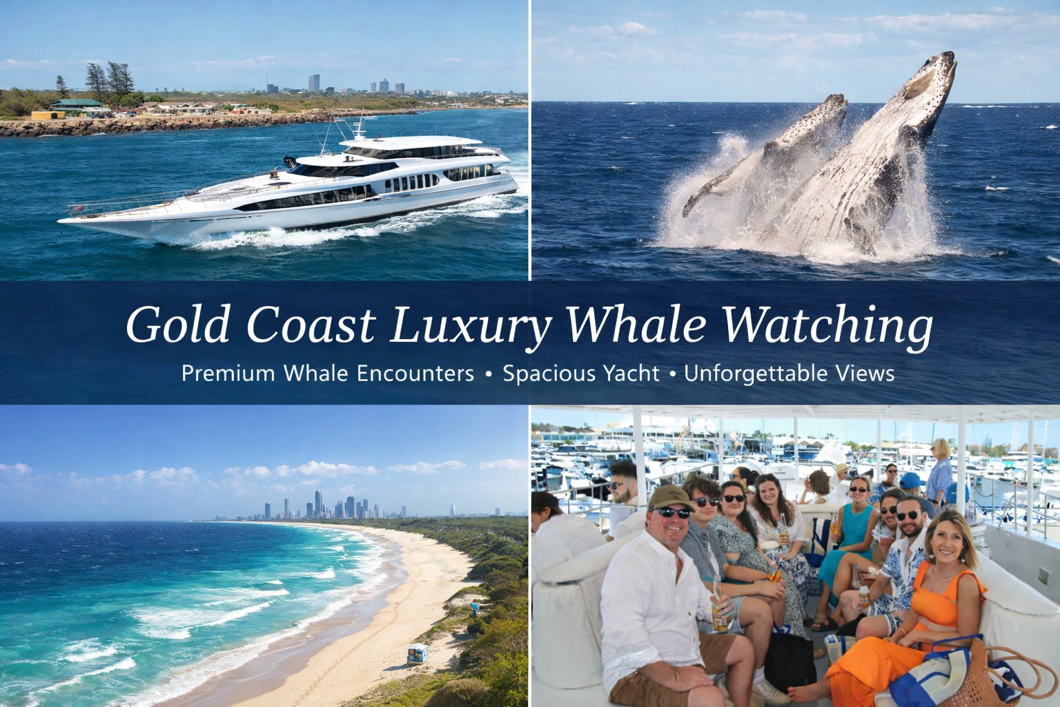 Gold Coast Luxury Superyacht Whale Watching
