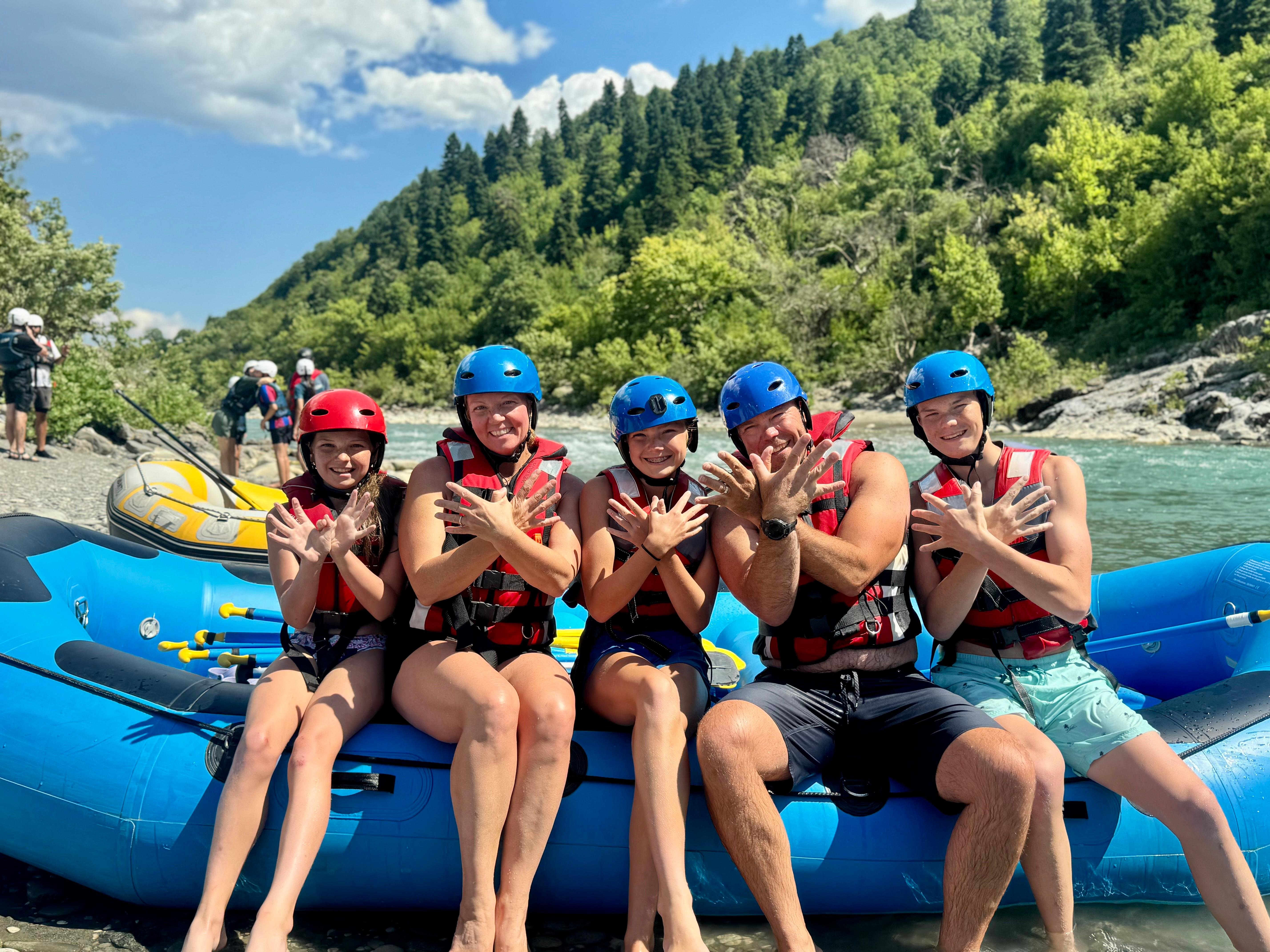 Vjosa River Rafting with Thermal Baths & Traditional Lunch