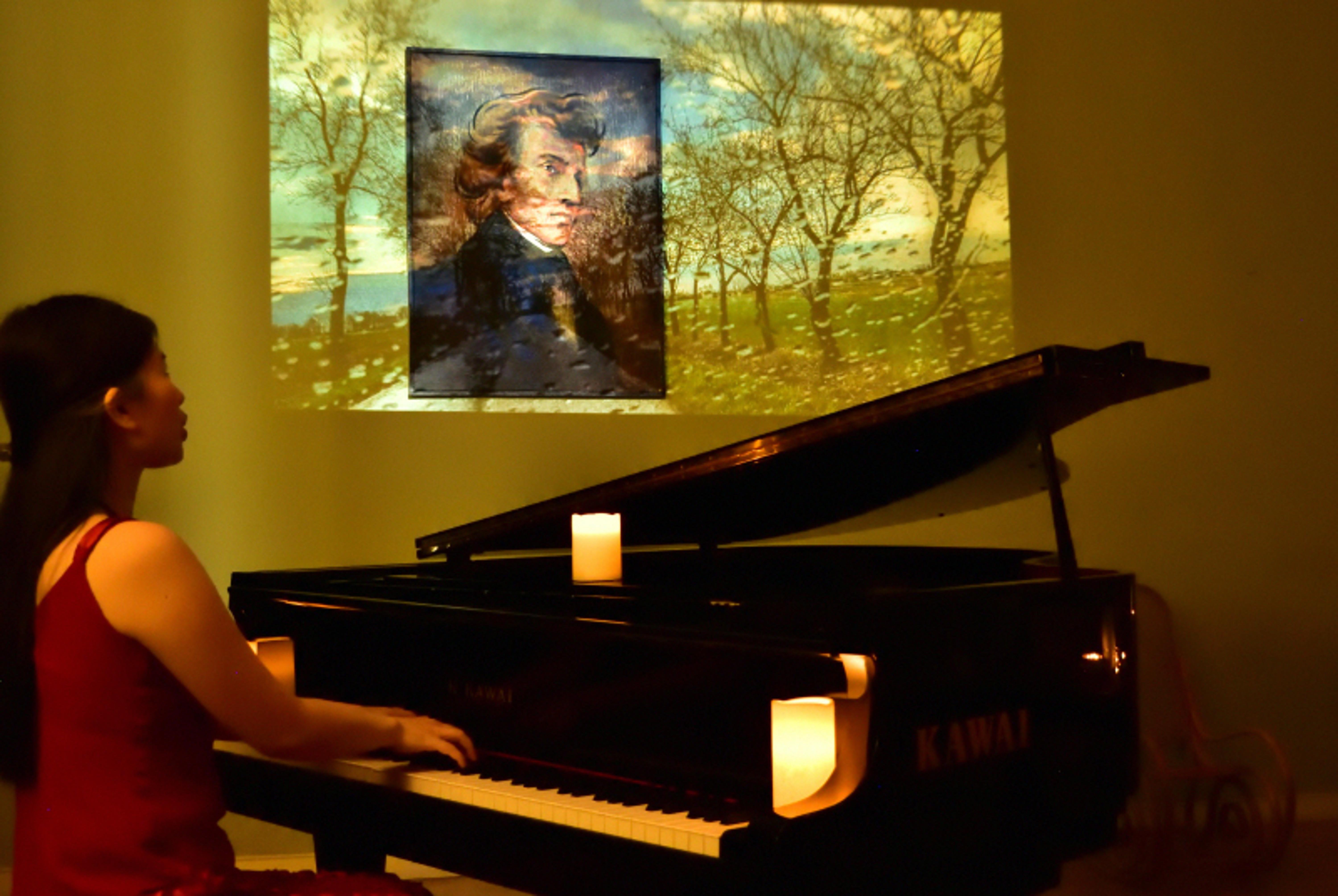 Chopin Candlelight Concert with Wine in Historic Salon