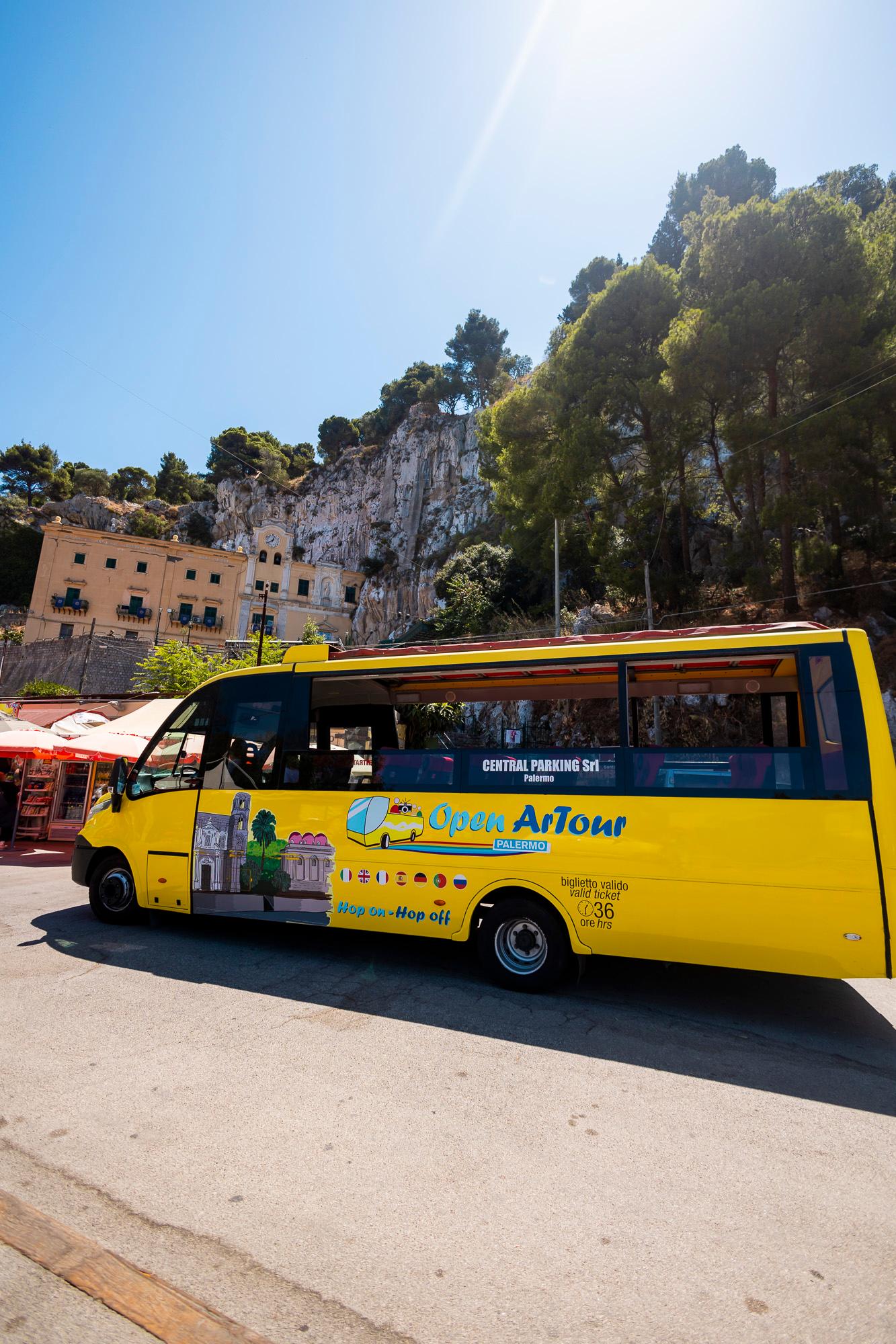Monte Pellegrino & Mondello Sightseeing Bus Tour