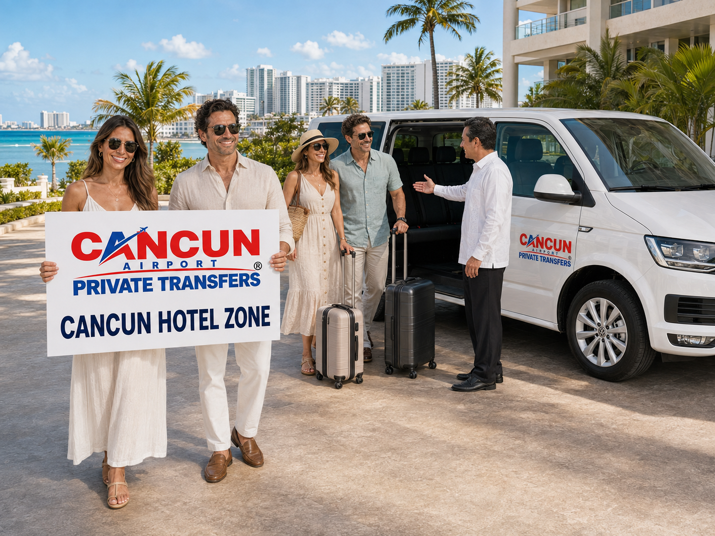 Private Cancun Airport Transfer to Hotel Zone