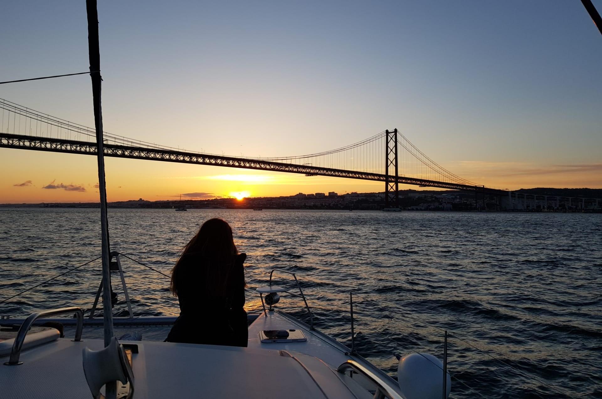 Lisbon Sunset Yacht Cruise with Open Bar