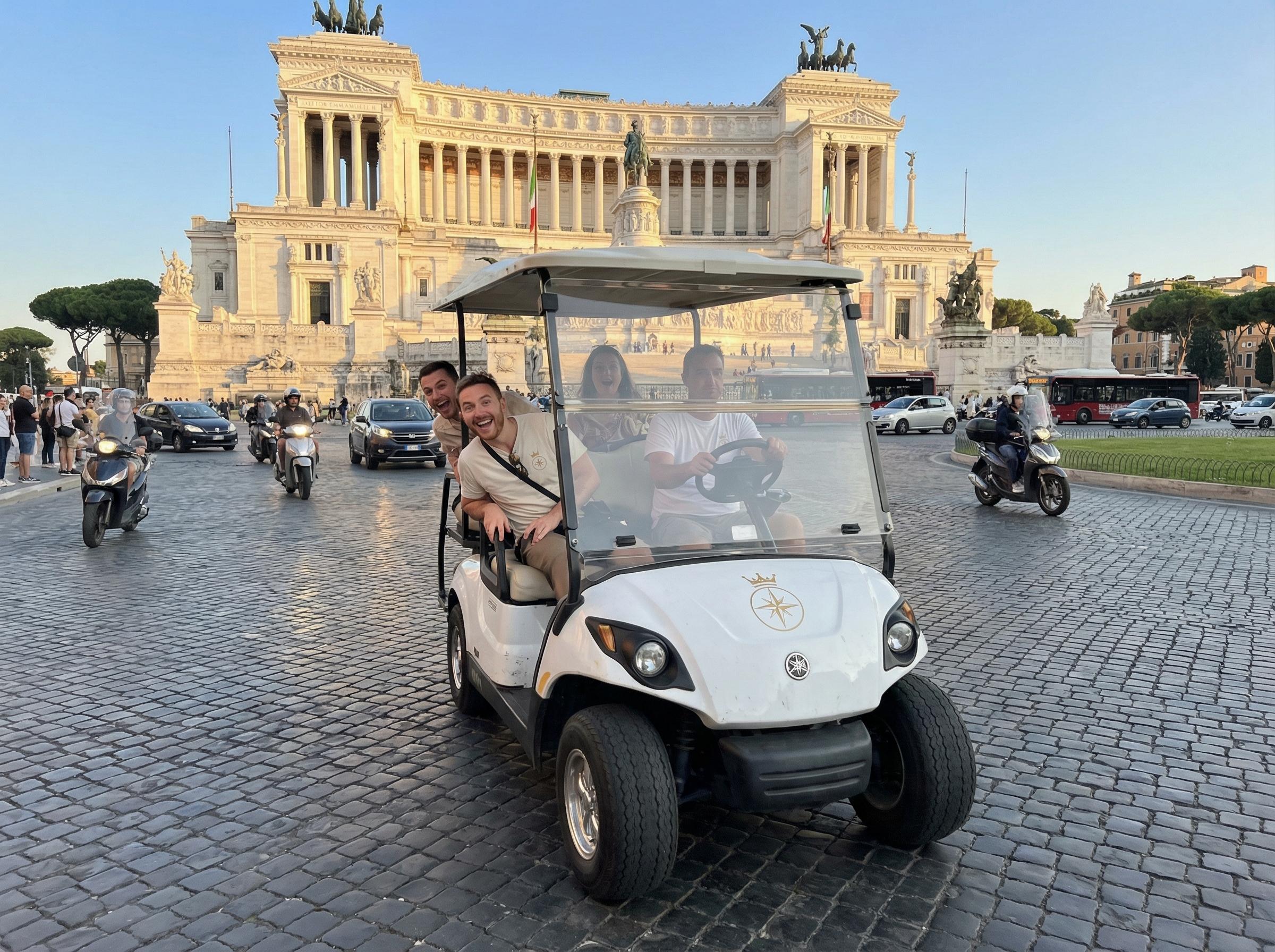 Rome: Private Golf Cart Tour with Pick-Up & Drop-Off Included - 2026 (Verified Reviews)