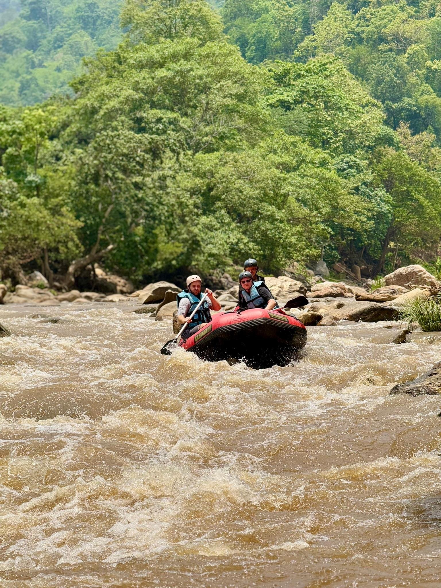 Chiang Mai Outdoor Adventure: Sticky Waterfall, White Water & Bamboo Rafting
