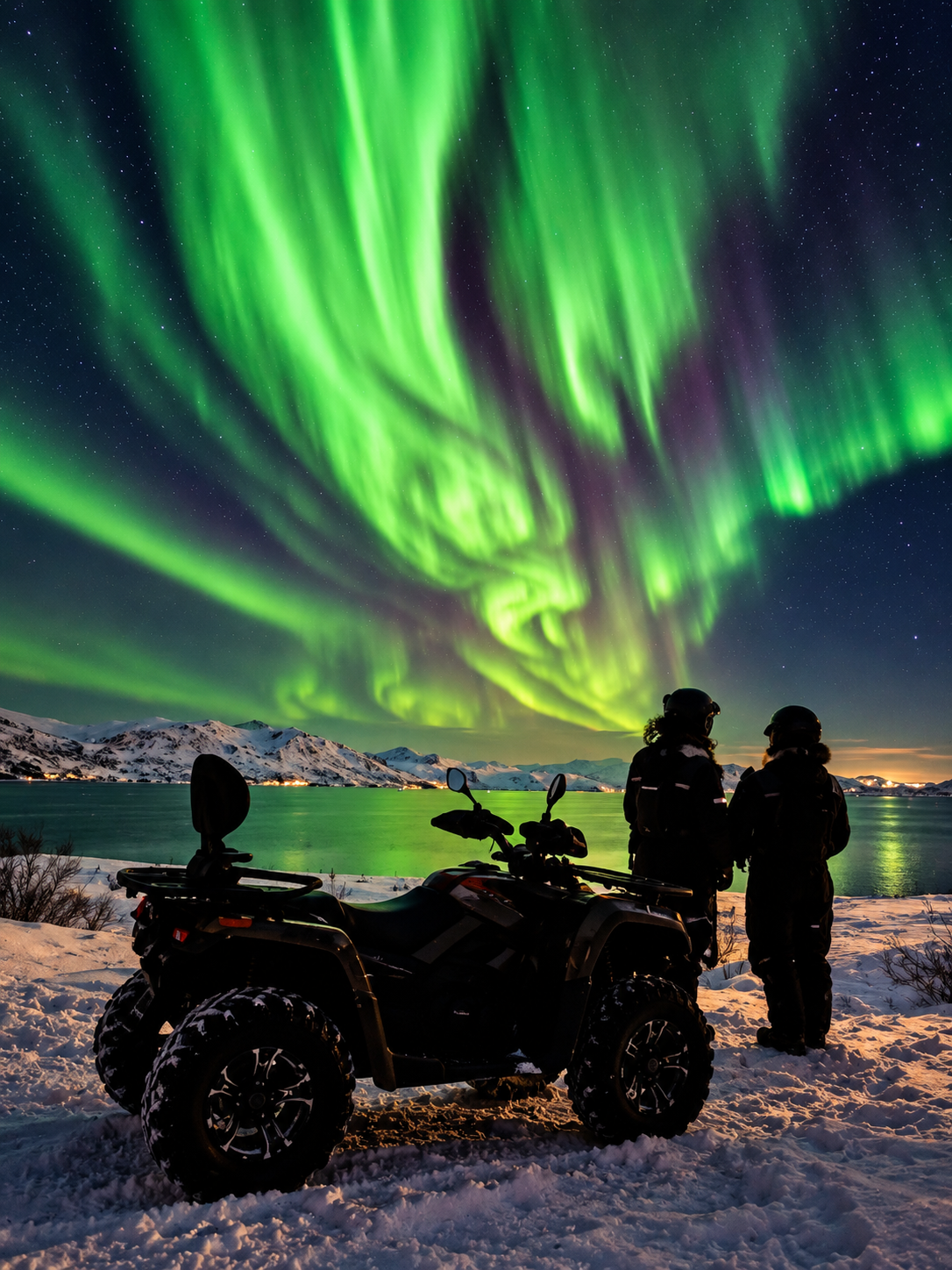 Alta: A spectacular Northern Lights Hunt by ATV from Alta