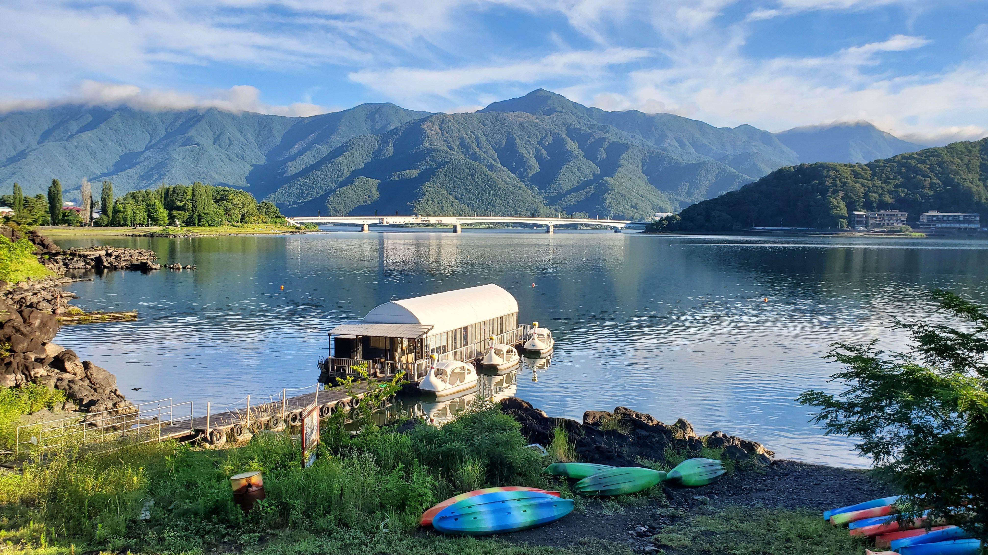 Early Morning Kayaking & Coffee on Lake Kawaguchiko