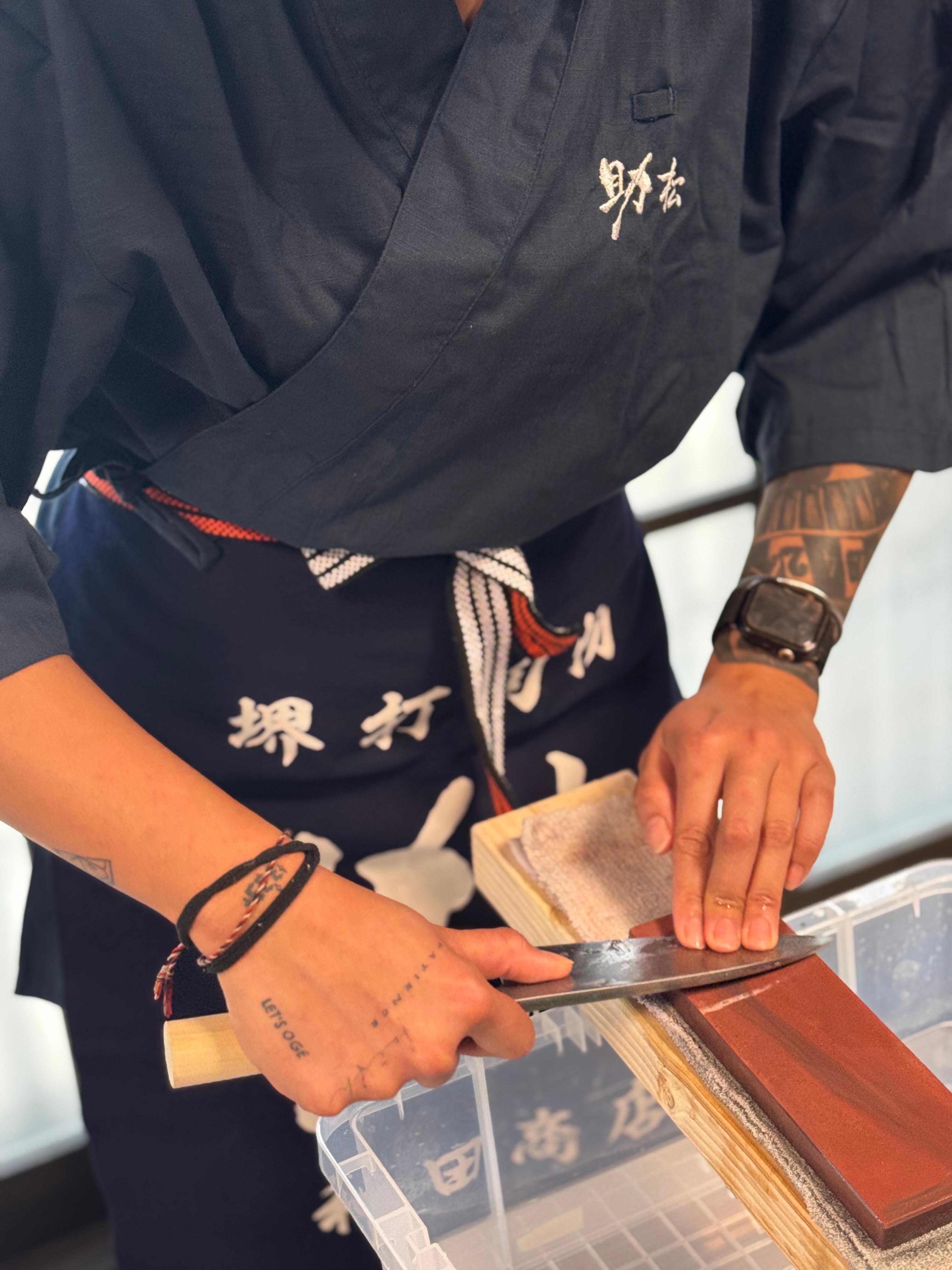 Sakai: Japanese Knife Sharpening Experience