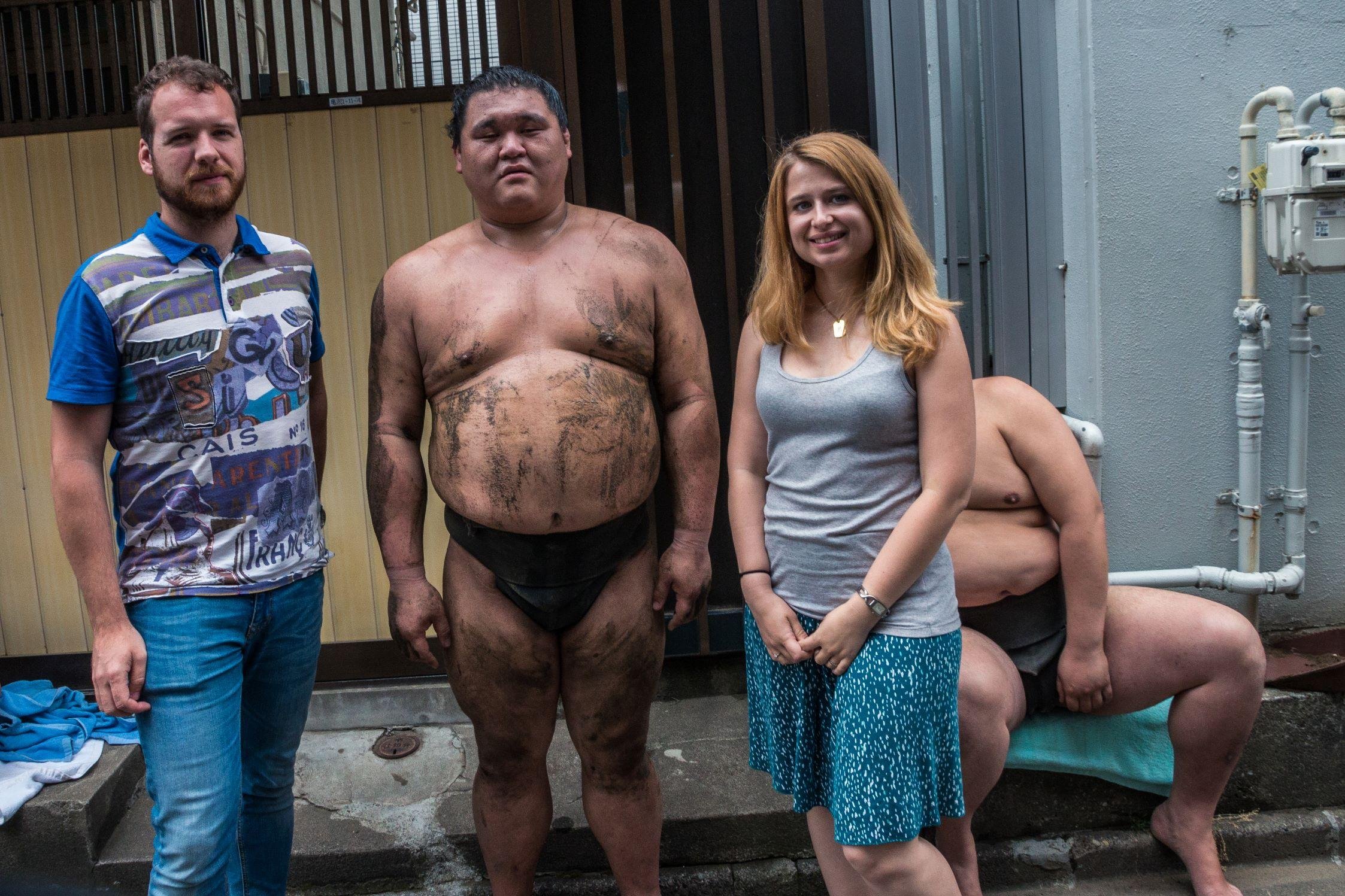 Sumo stable tour — morning practice (asageiko) inside a Tokyo heya — image 8