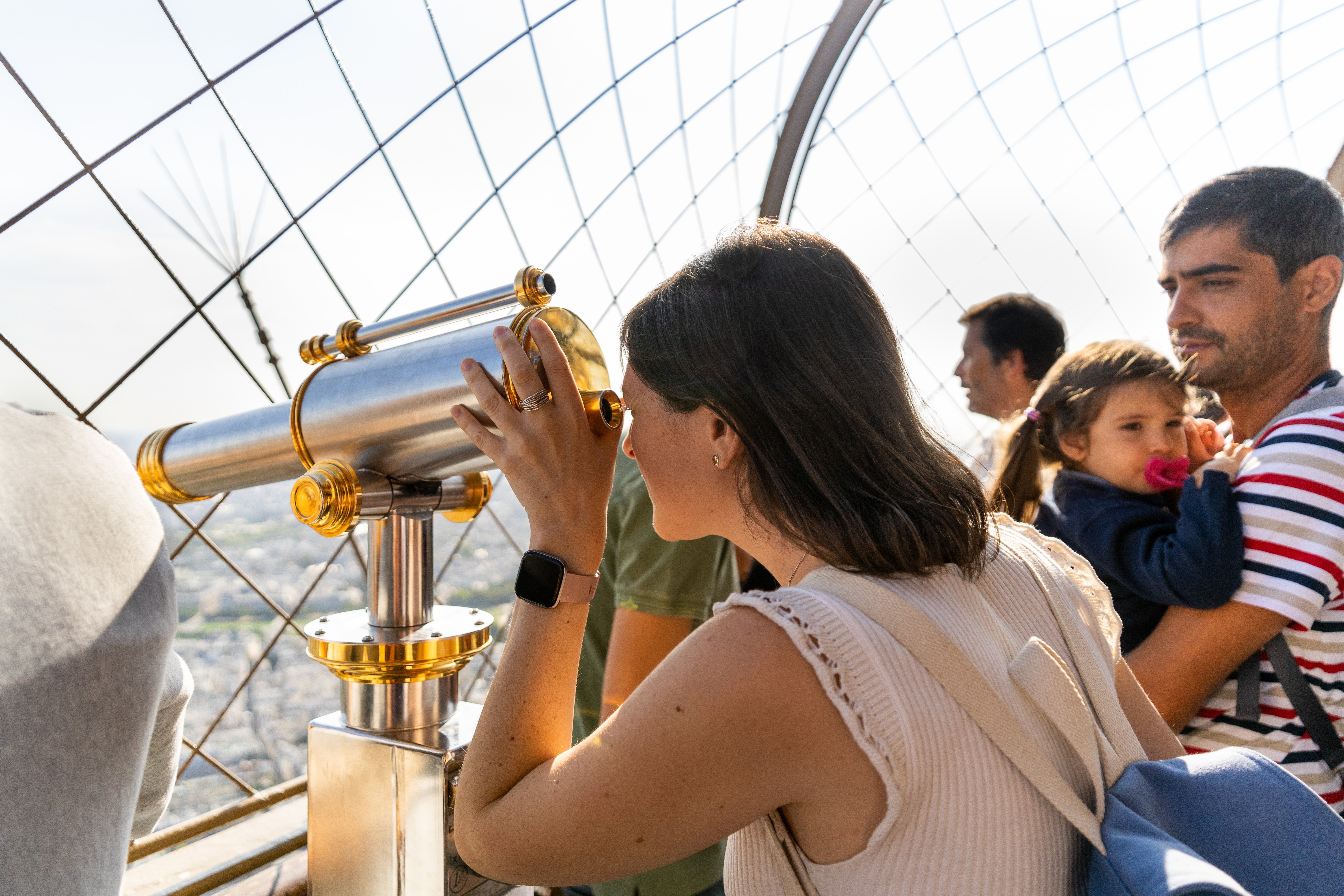 Eiffel Tower summit ticket — 2nd floor, top, and Paris skyline — image 2