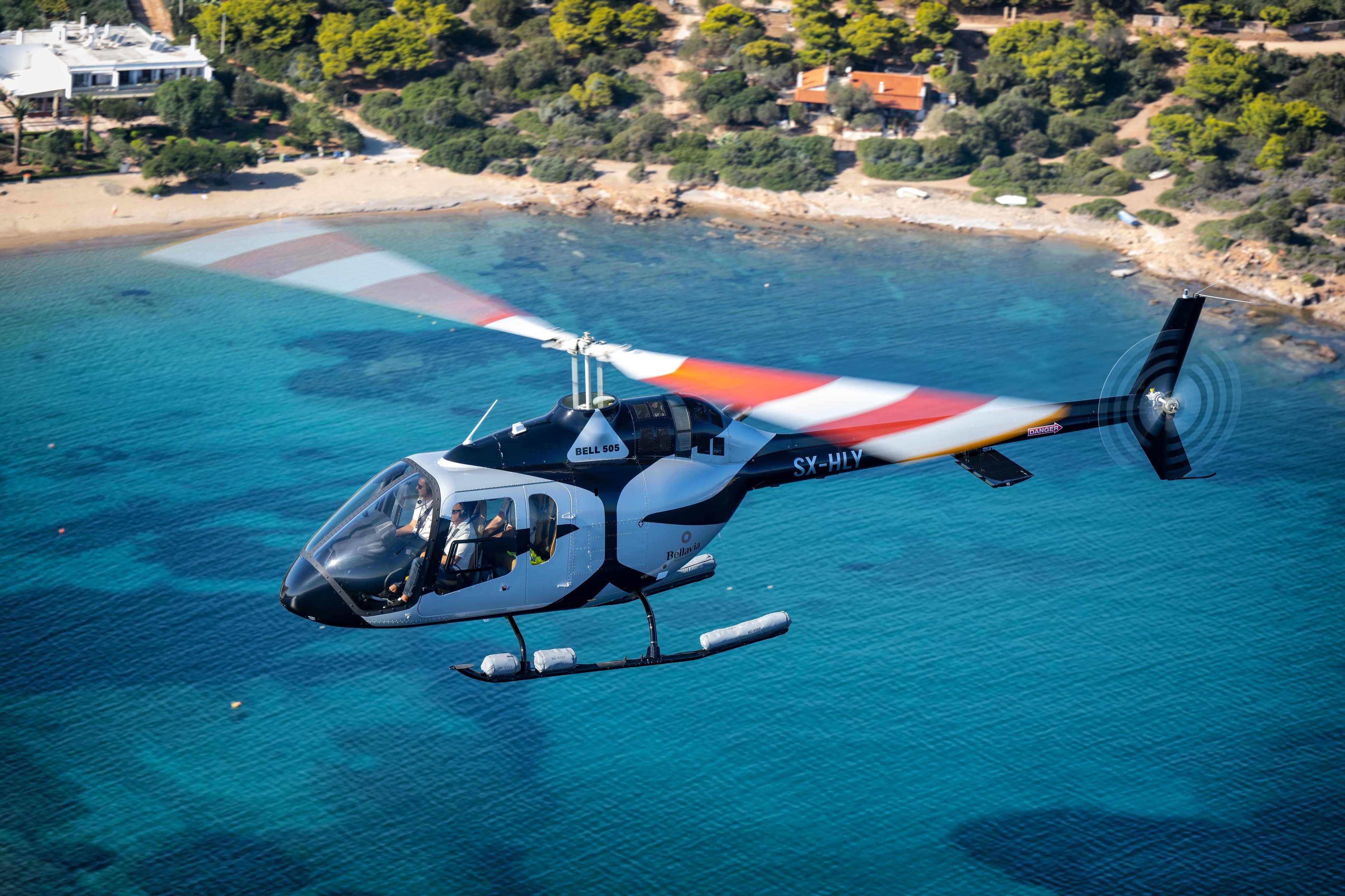 Private Helicopter Flight Over Athens & Cape Sounion