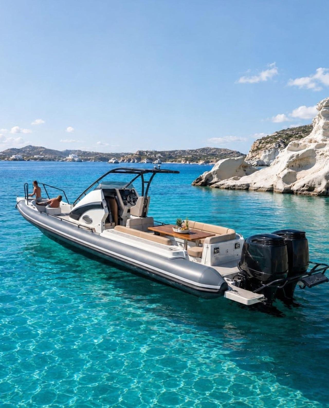 Milos Private Boat Tour: Kleftiko Caves & Sykia
