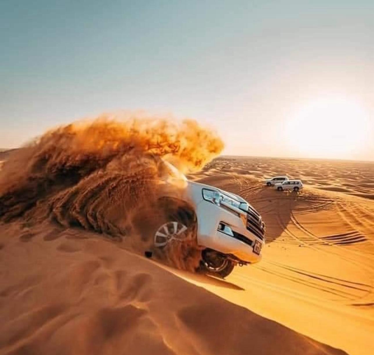 Doha Desert Adventure: Dune Bashing, Camel Rides & Sandboarding