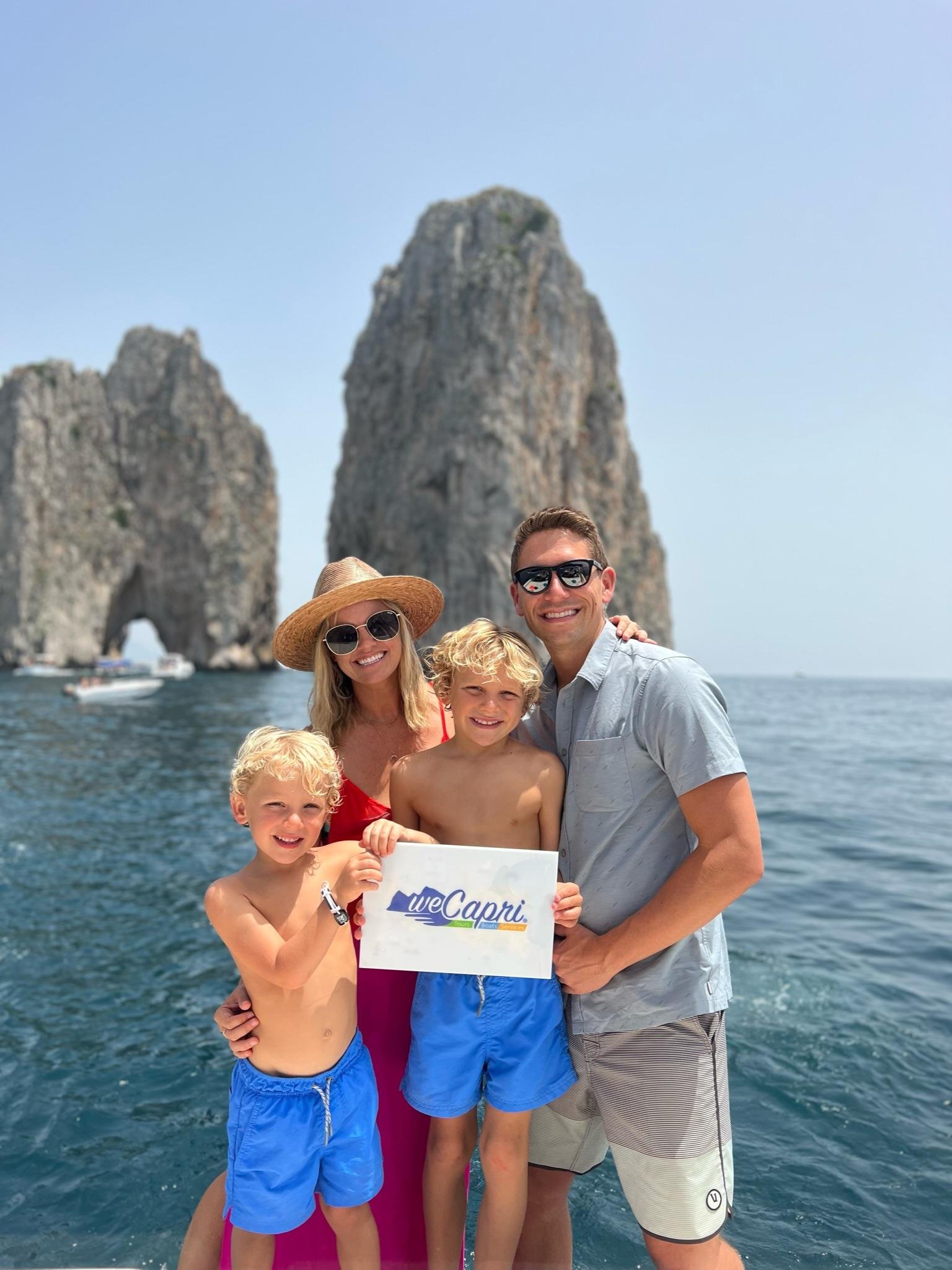 Capri Private Boat Tour: Faraglioni, Sea Caves & Swimming Stops