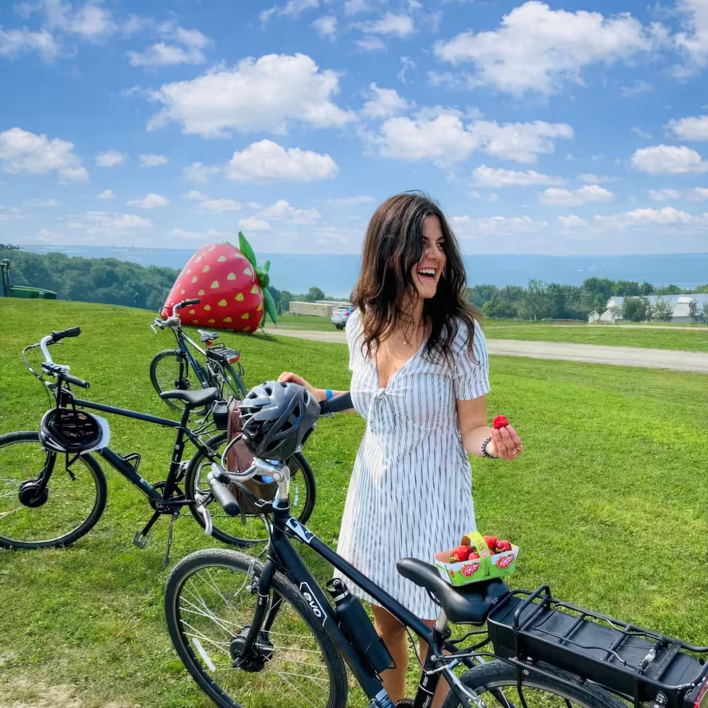 Île d'Orléans E-Bike Tour with Wine & Chocolate Tastings