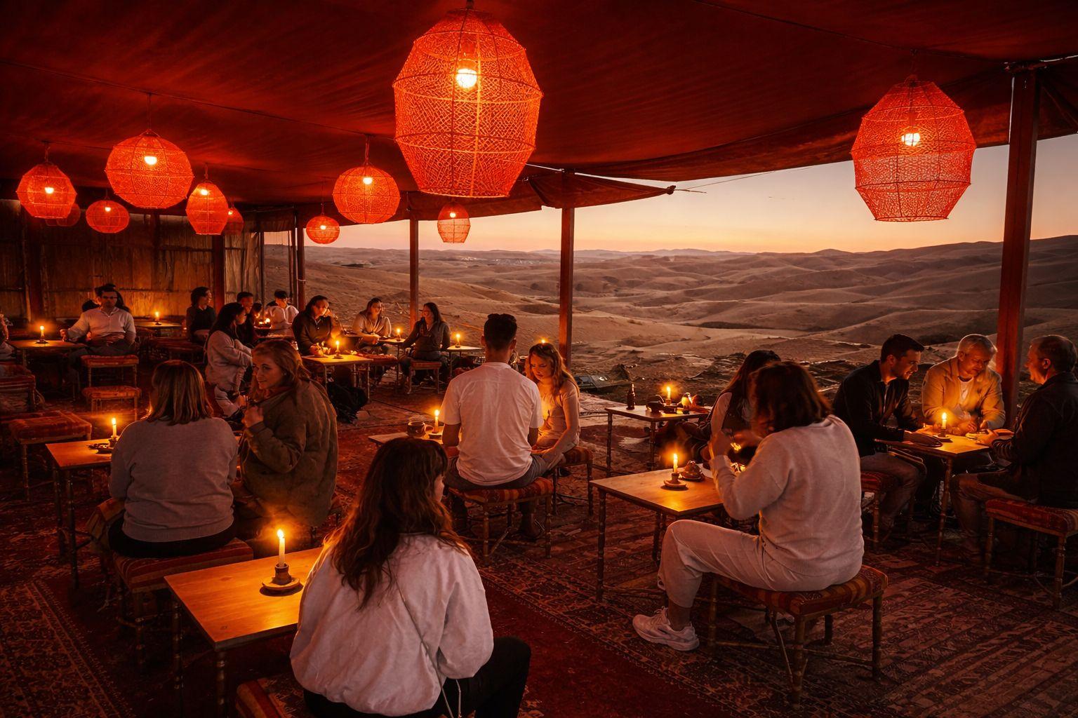 Agafay Desert Sunset: Camel Ride, Pool, Dinner & Cultural Shows