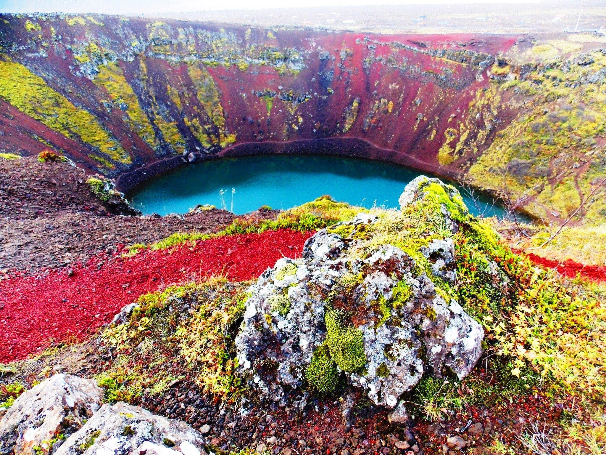 Iceland Golden Circle, Kerid Crater & Tomato Farm Tour