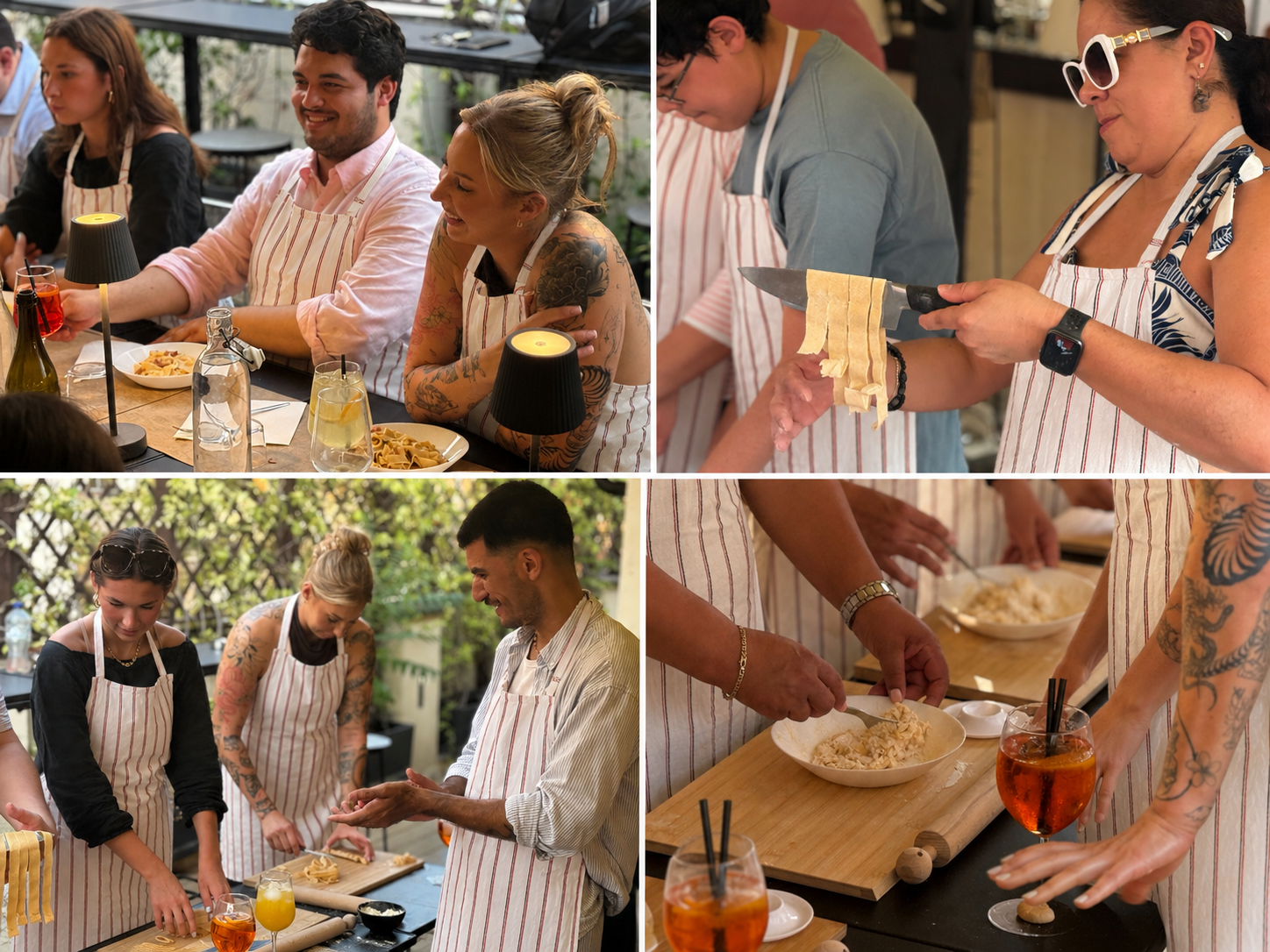 Rooftop Pasta & Cocktails Cooking Class