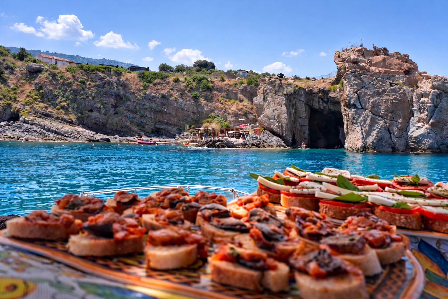 Cefalù boat tour — boat excursion along the Sicilian coast with snorkeling and sea caves — image 10