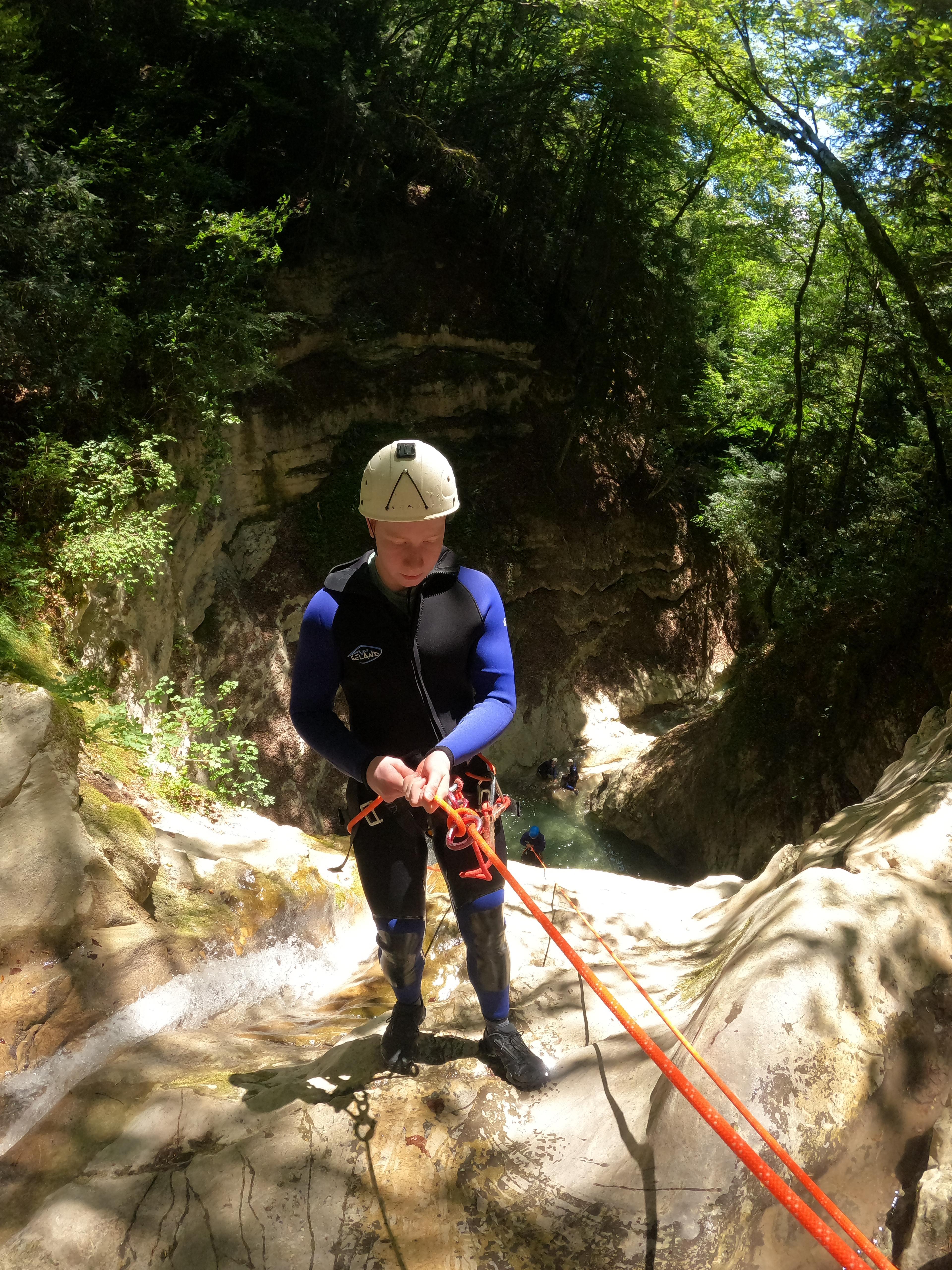 Angon Waterfall Canyoning Adventure