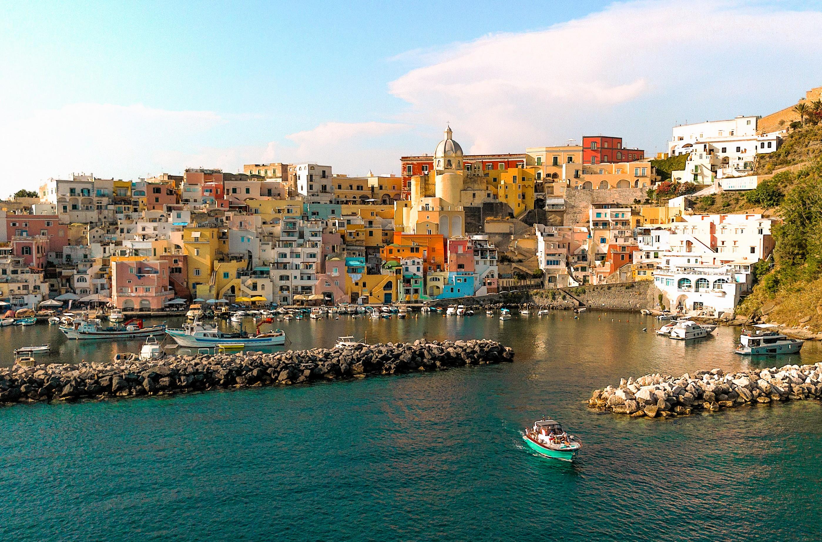 Ischia and Procida Full-Day Boat Cruise from Sorrento